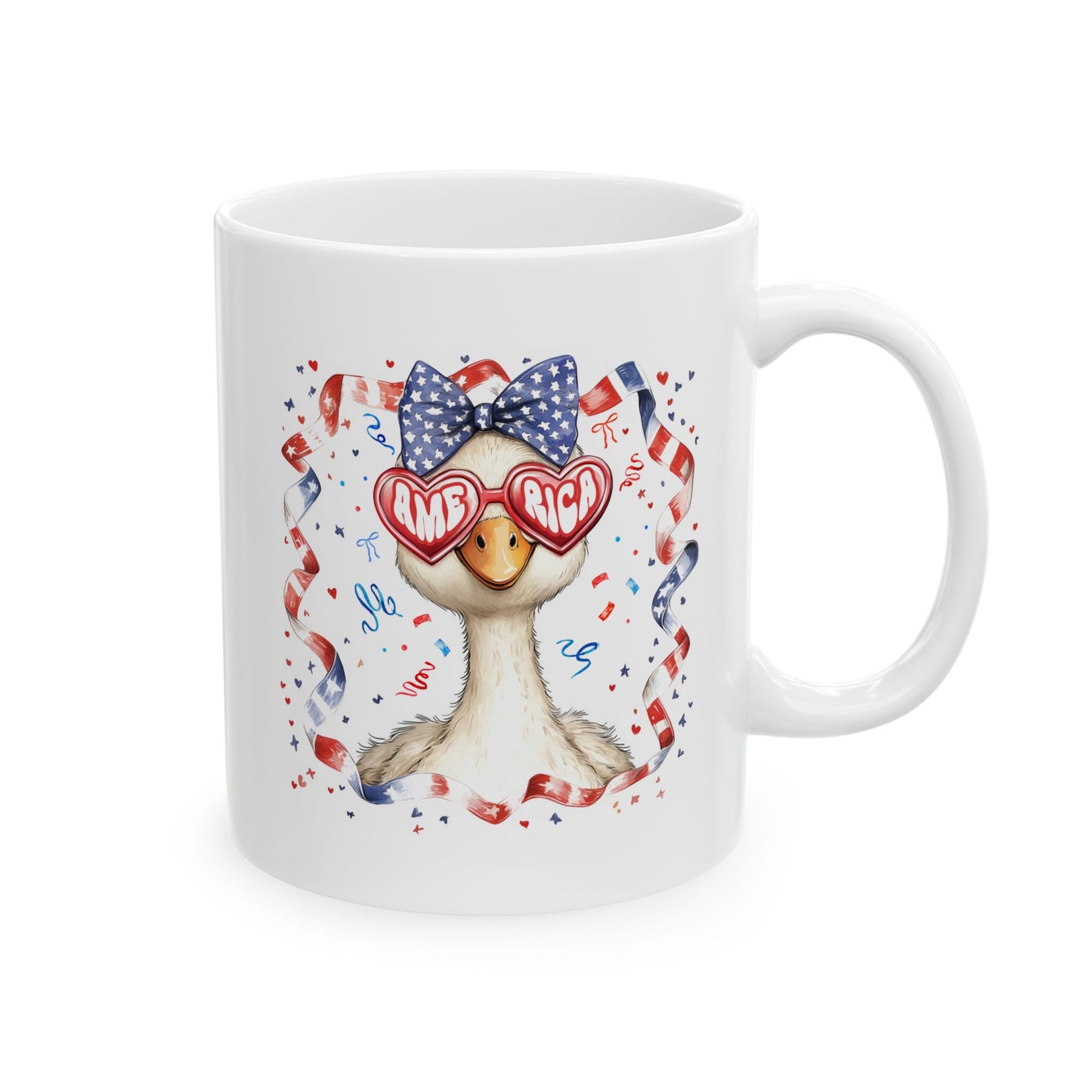 𦢠America Goose Mug ā Celebrate the 4th of July with Patriotic Fun! USA
