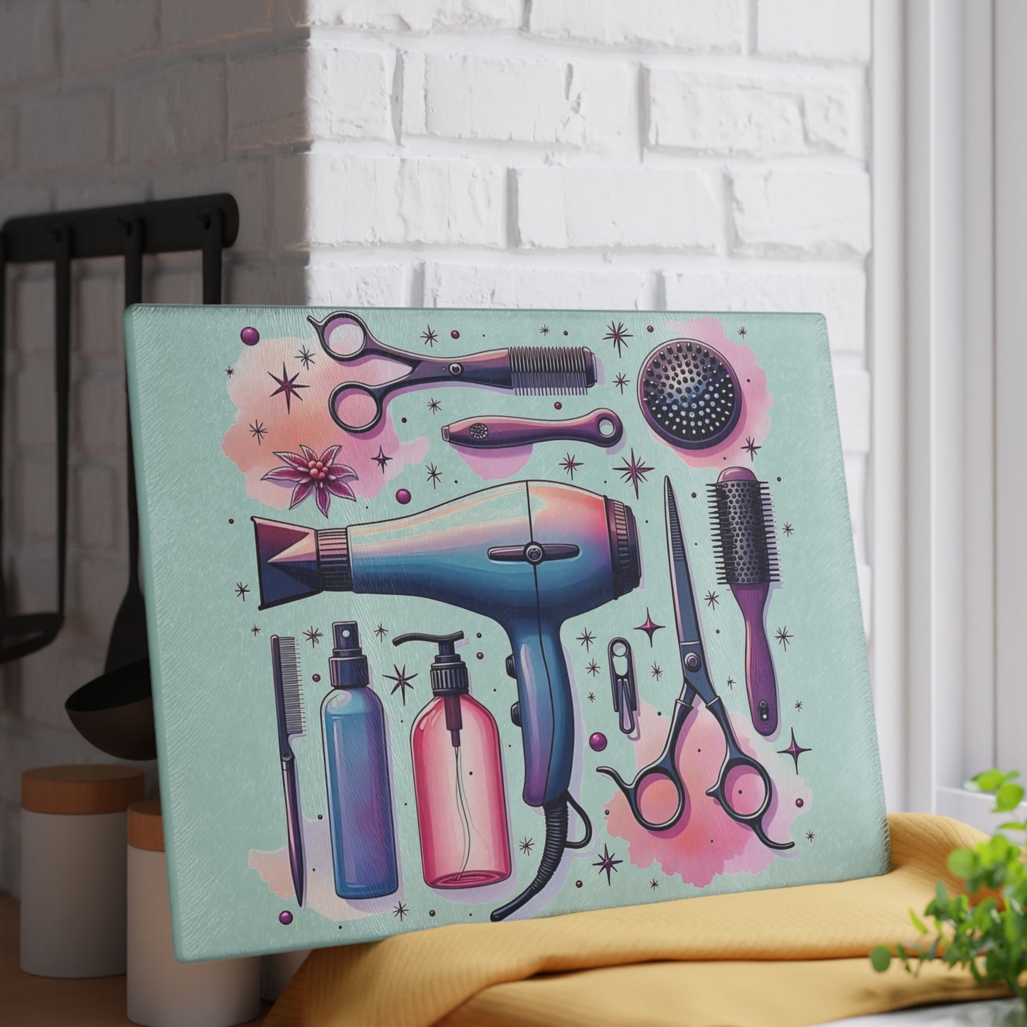 Shear Perfection – Tabla de cortar de vidrio para estilistas 💇♀️✨