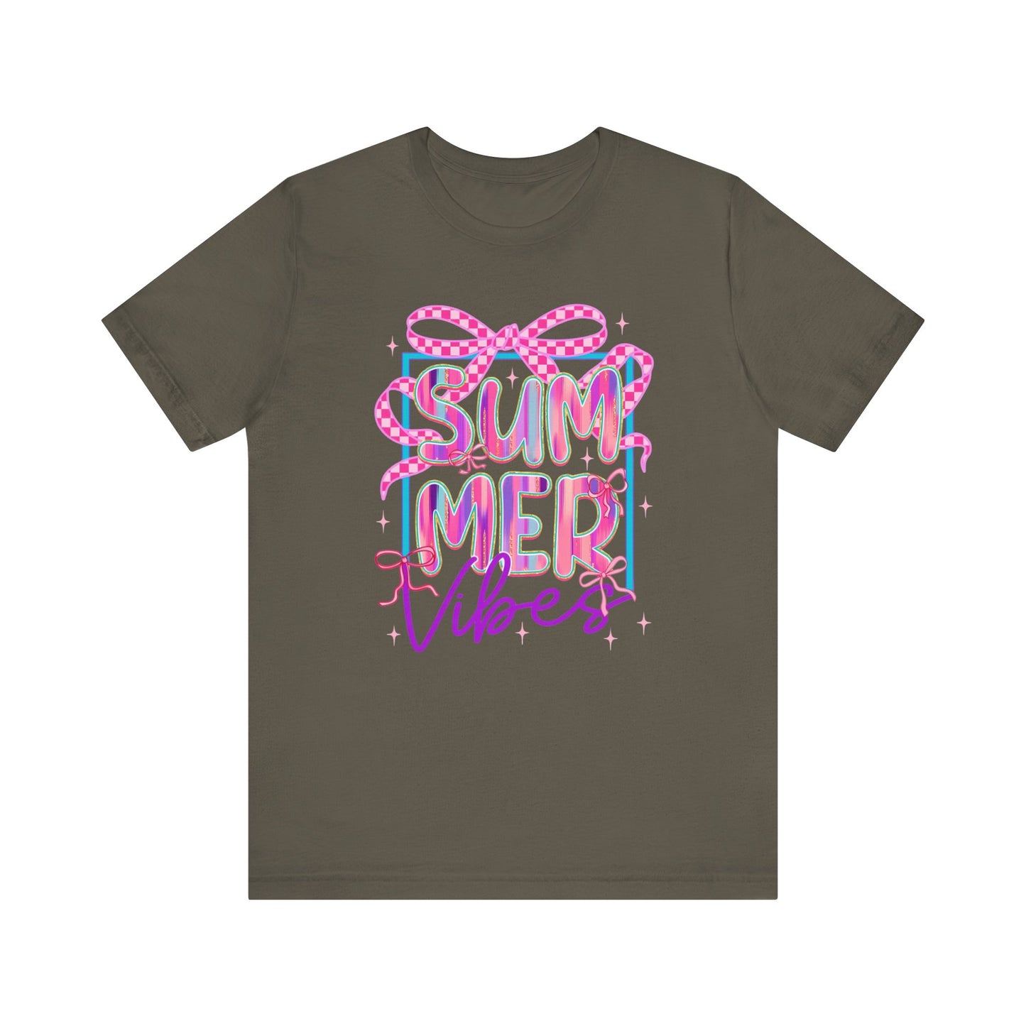 ☀️ Camiseta Summer Vibes: una camiseta gráfica bonita y cómoda para días de playa, barbacoas y vacaciones.