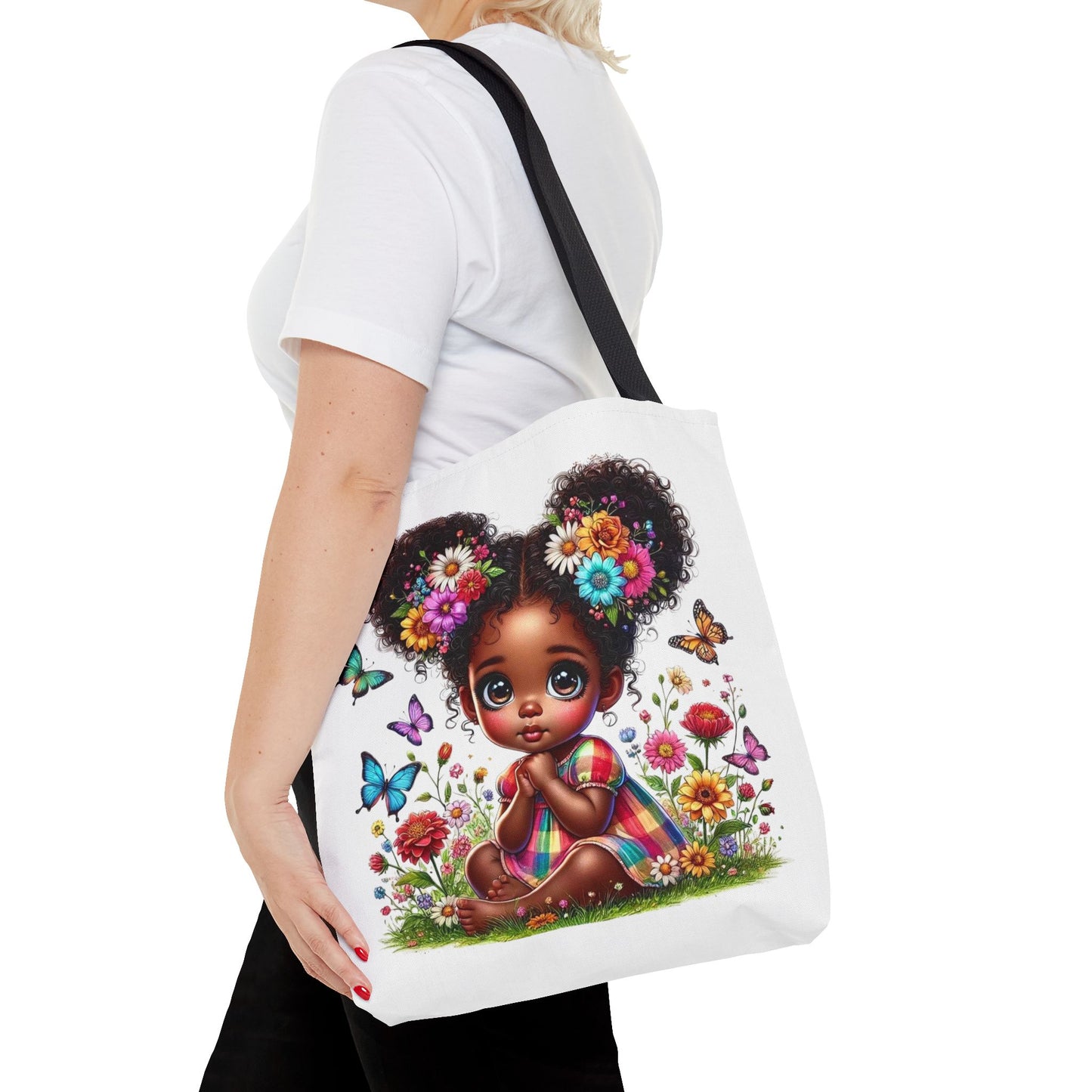 🌸 Niña de las Flores – Bolso de mano adorable y colorido para todas las edades 🌼