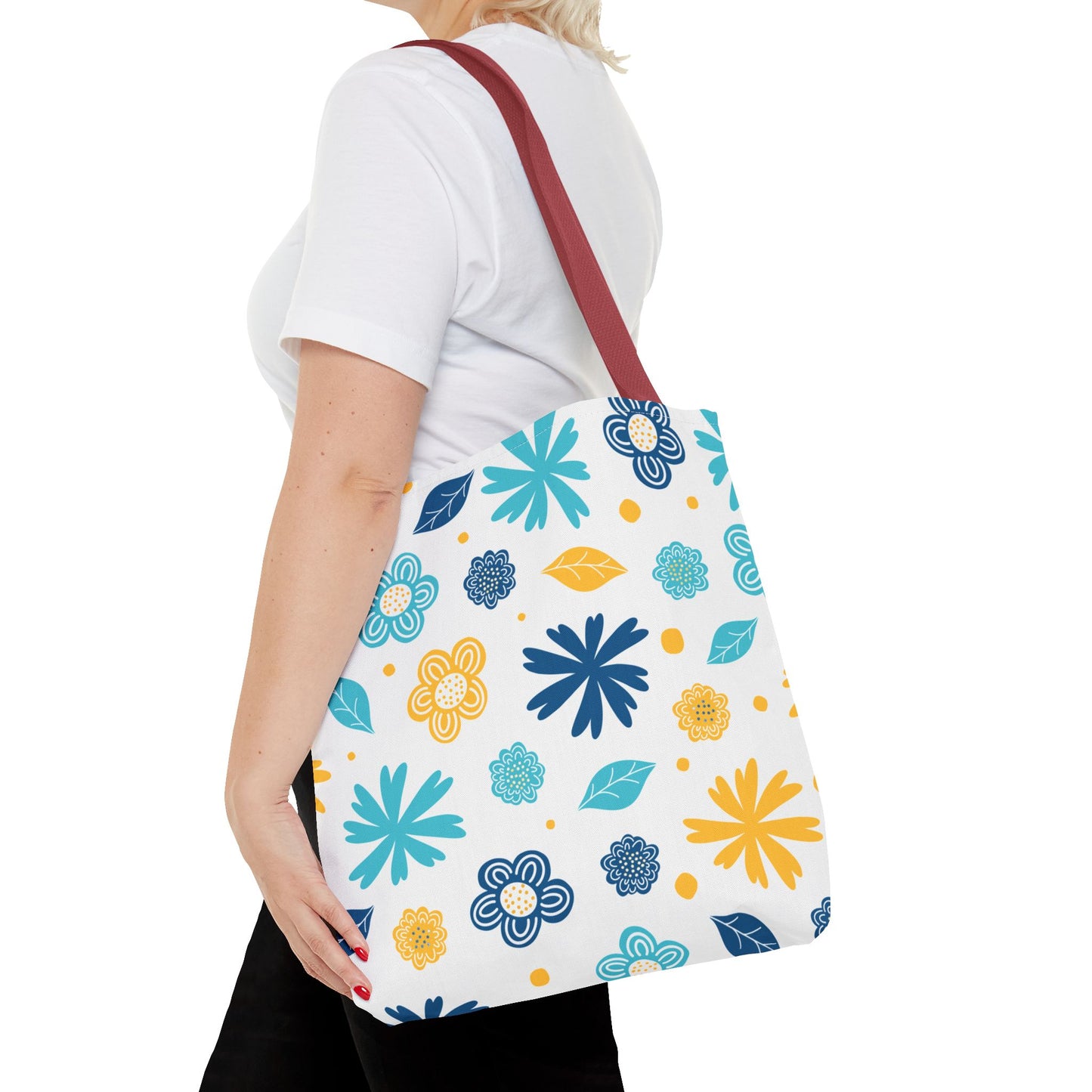 🌸 Elegante bolso tote floral: un accesorio chic y versátil para el día a día 🌿