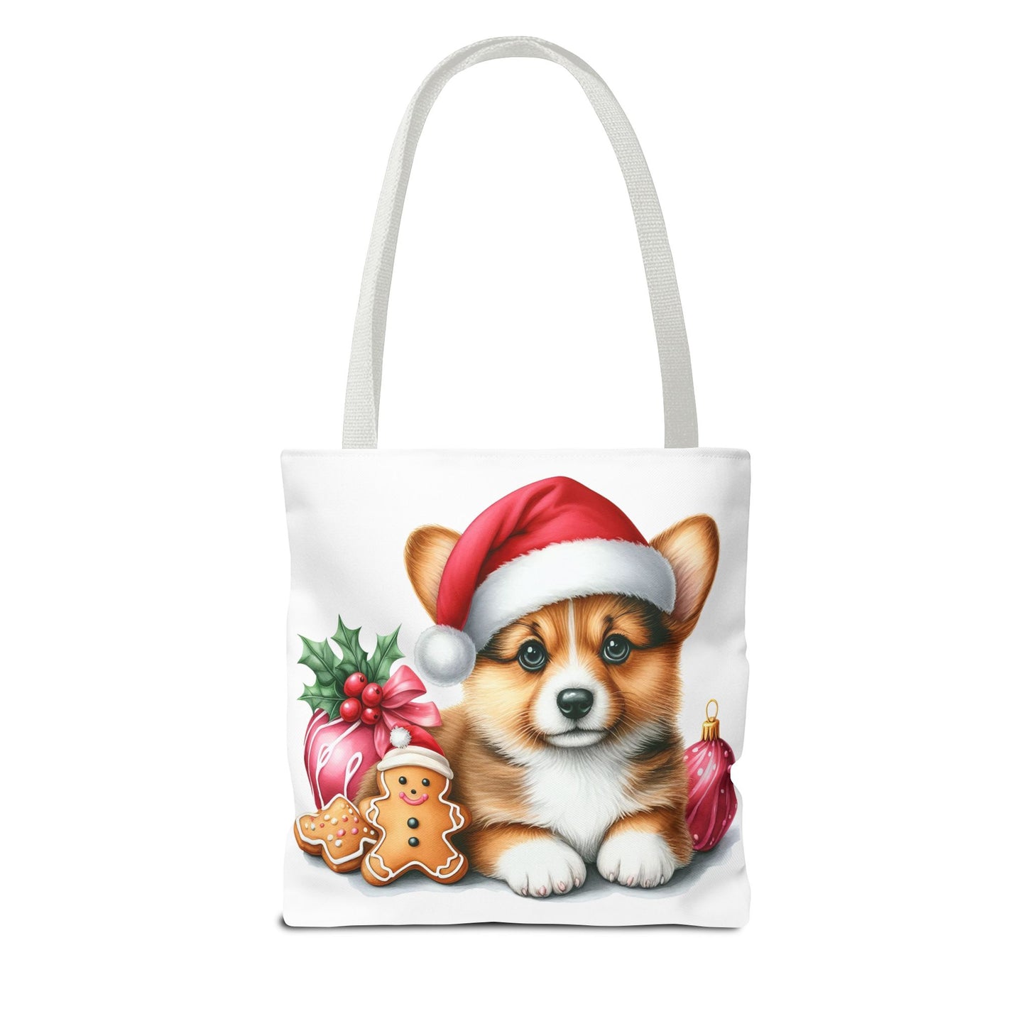 🎄 Corgi Christmas Cookie Tote – Sweet Holiday Charm for Dog Lovers 🐾