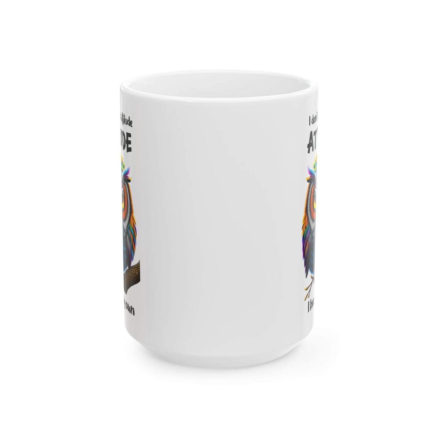 🦉 Búho colorido: taza de café vibrante para amantes de la naturaleza y noctámbulos 🌟