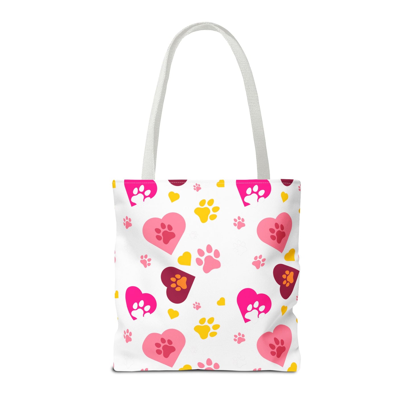 Bolsa de mano con estampado de patas y corazón | Pet Lover Everyday Carry-All
