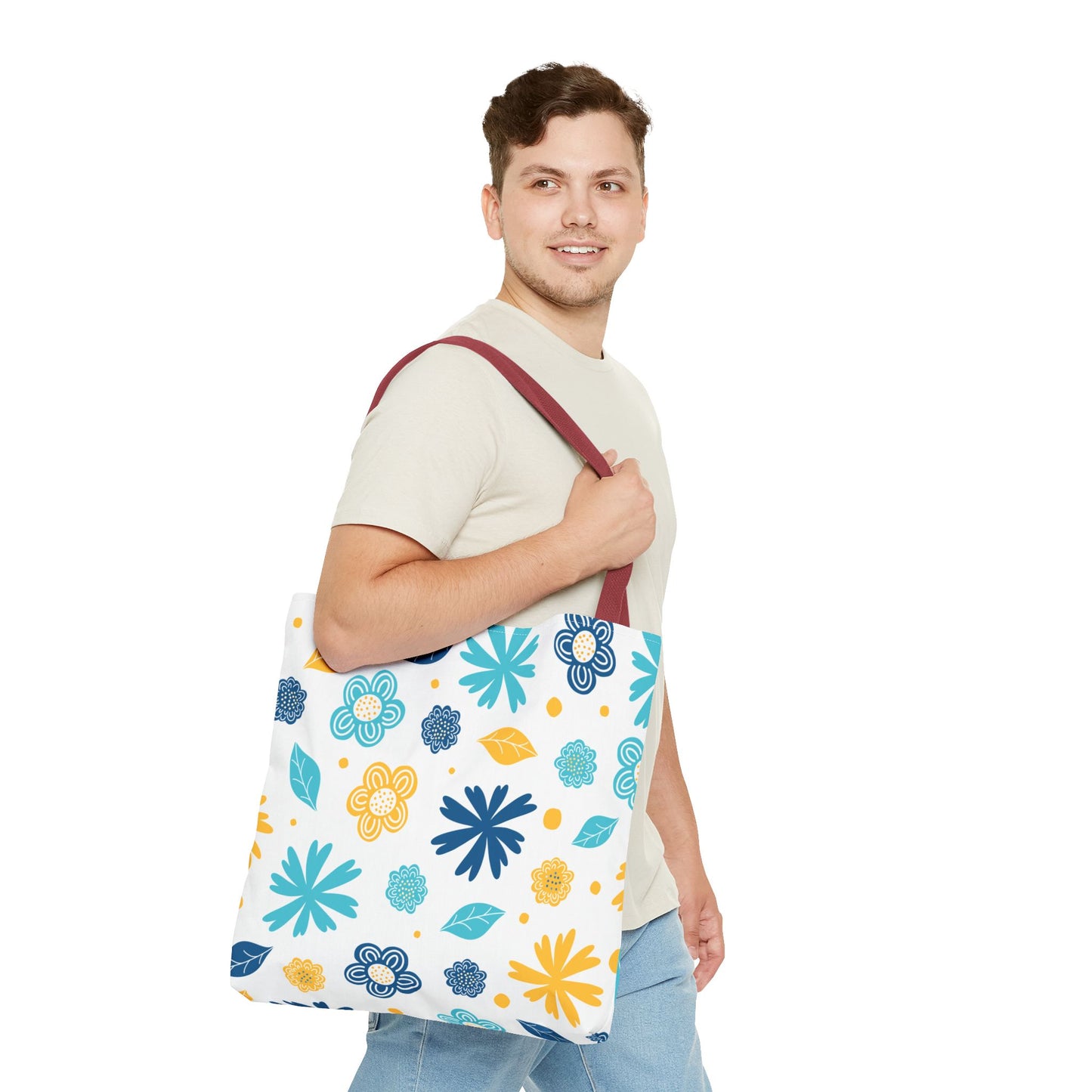 🌸 Elegante bolso tote floral: un accesorio chic y versátil para el día a día 🌿
