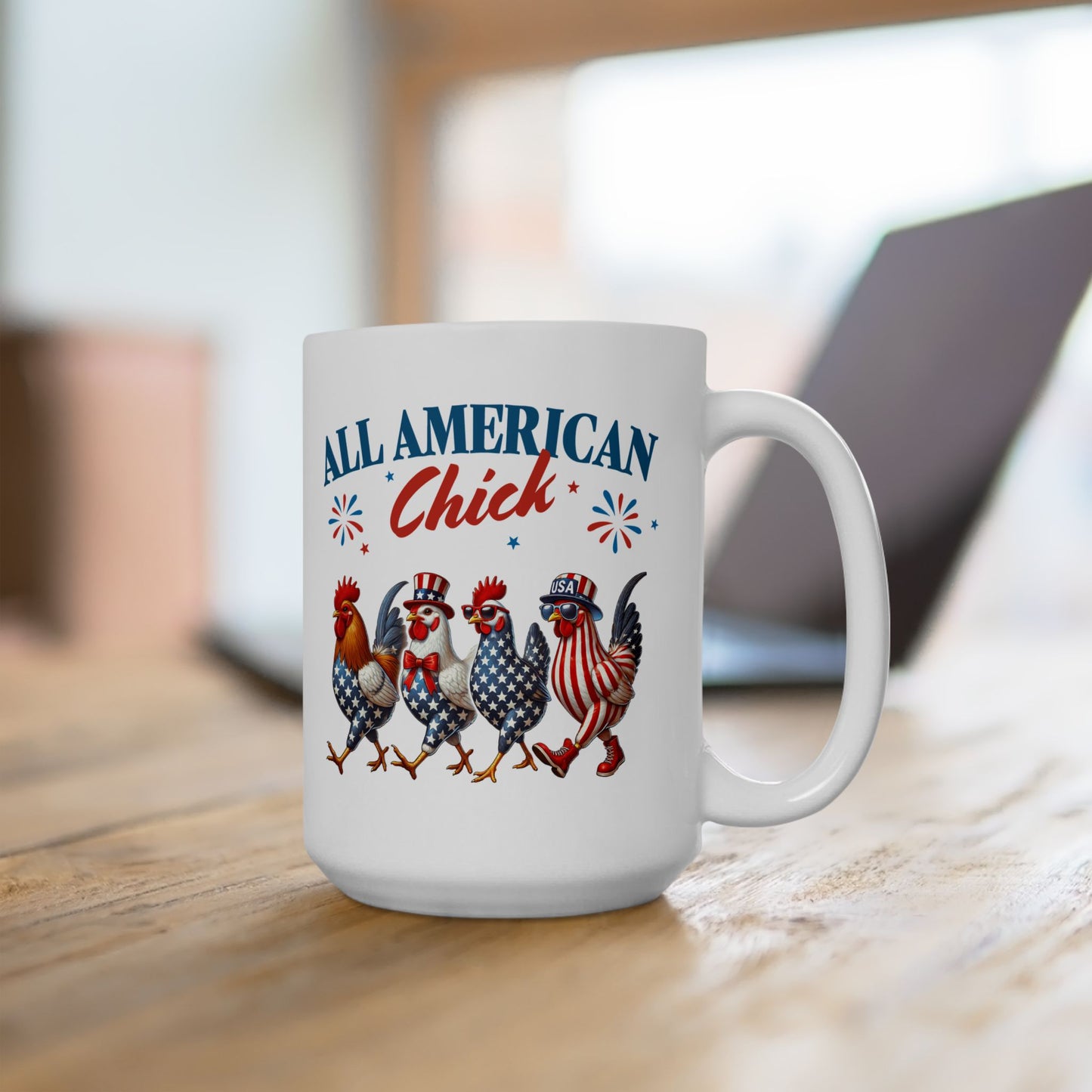 USA All American Chick – 4th of July Mug