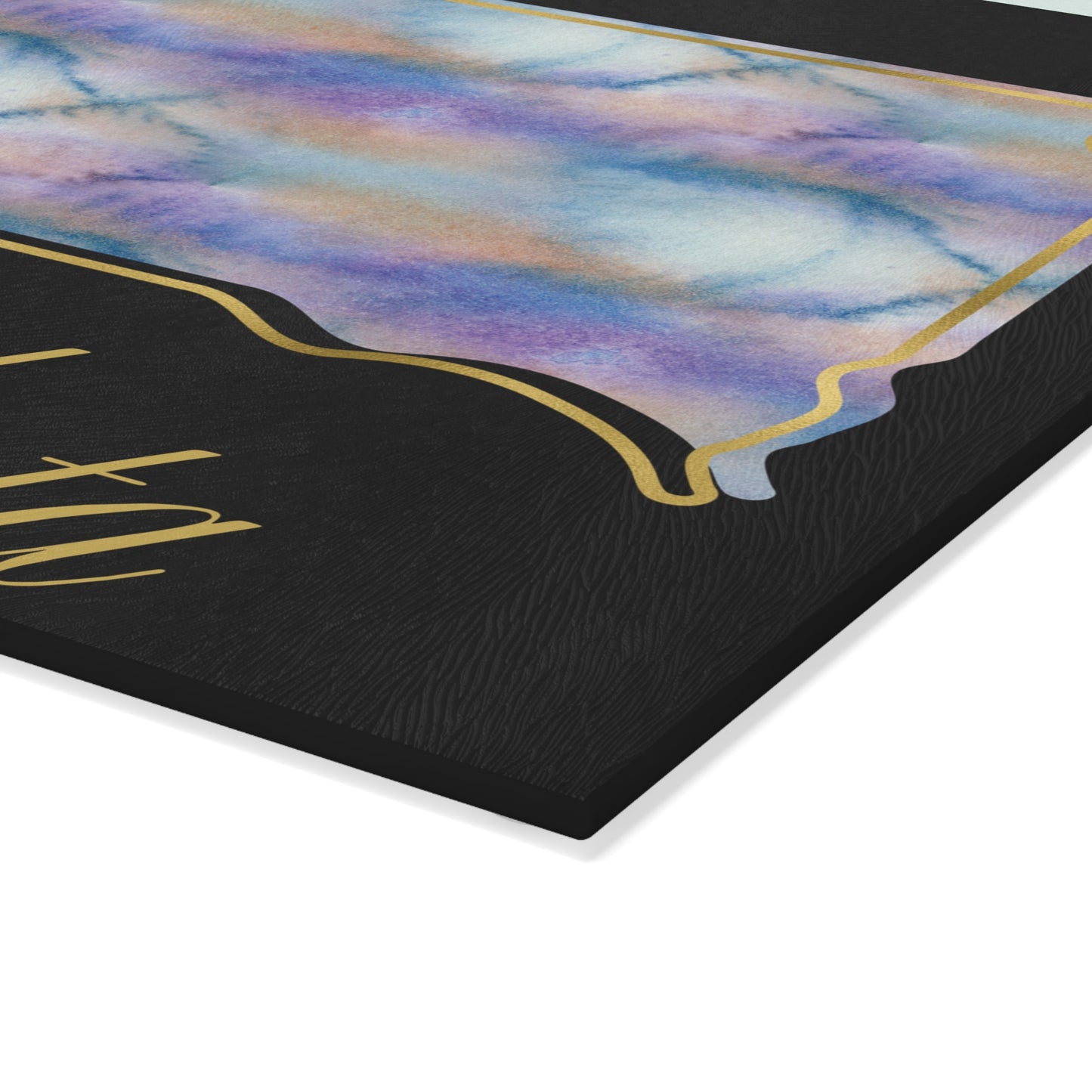 🌾 South Dakota Floral State Cutting Board – Prairie Pastels with Golden Accents 🌼