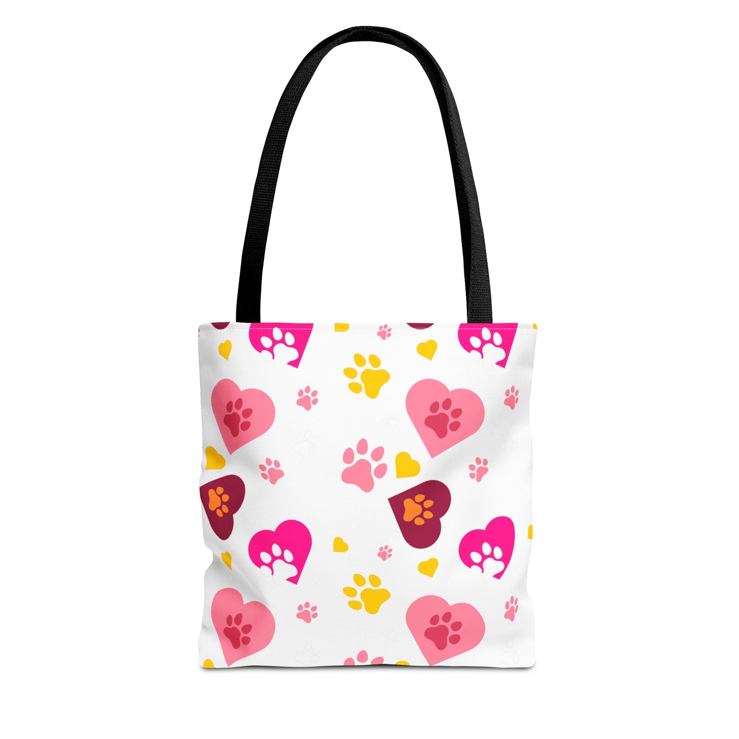 Bolsa de mano con estampado de patas y corazón | Pet Lover Everyday Carry-All