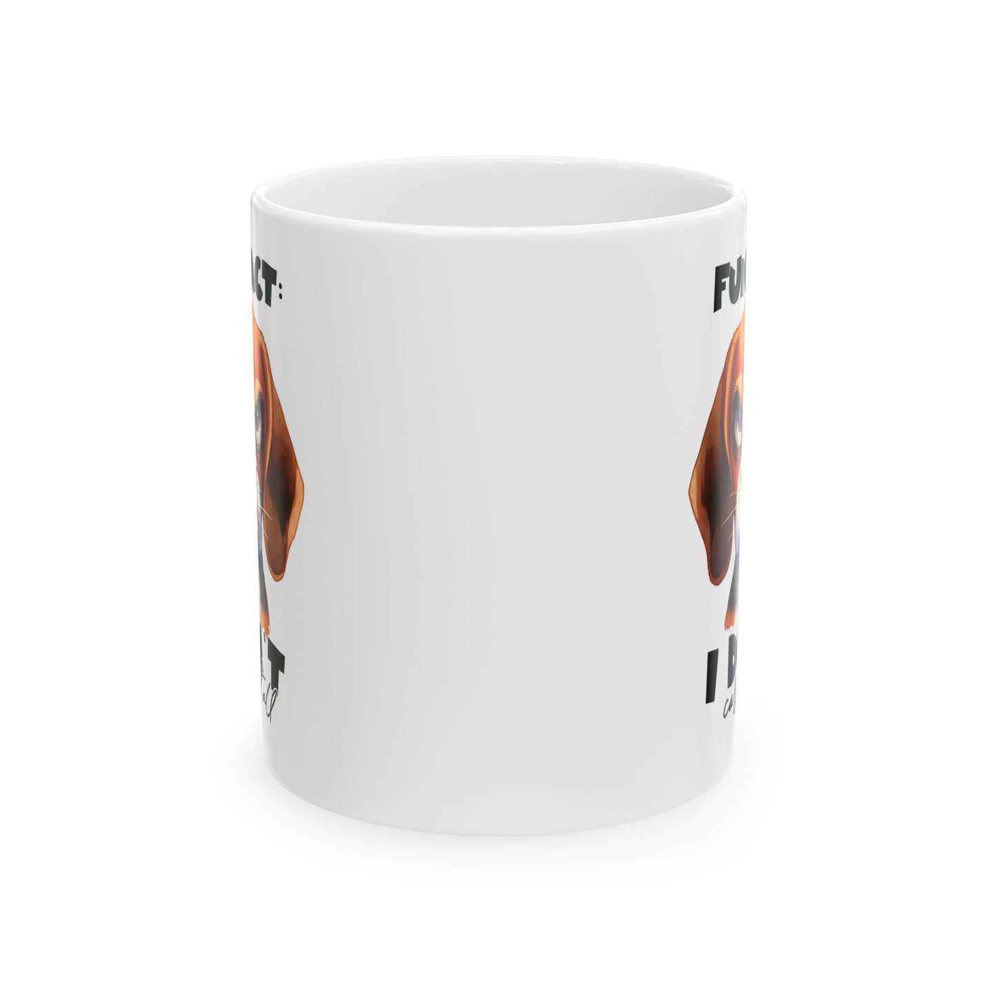 Dato curioso: No me importa nada – Taza atrevida para amantes sarcásticos de los animales