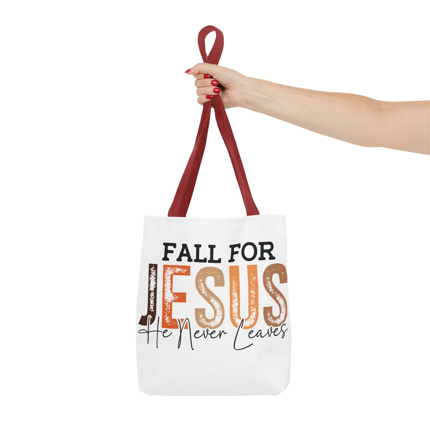 🙏 Fall for Jesus Tote Bag – Faith, Style & Autumn Charm 🍂👜