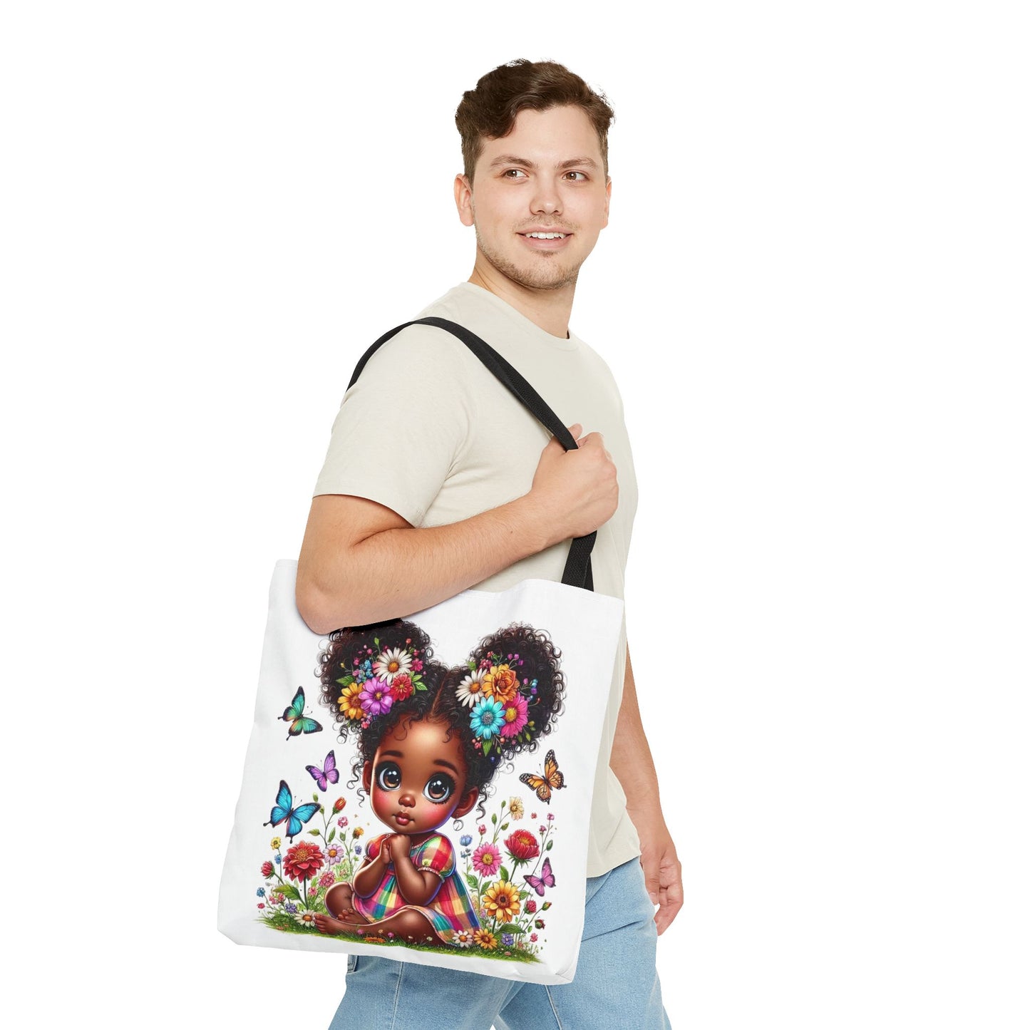 🌸 Niña de las Flores – Bolso de mano adorable y colorido para todas las edades 🌼