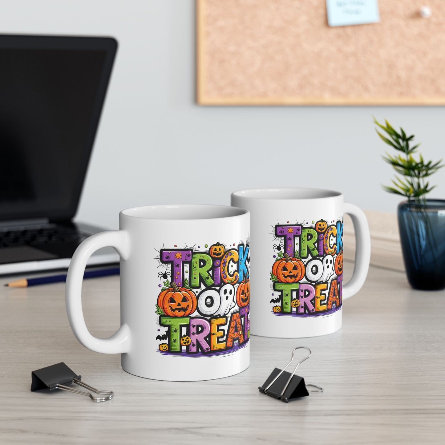 🎃 Trick or Treat Halloween Mug – Spooky Sips for Haunted Nights 👻