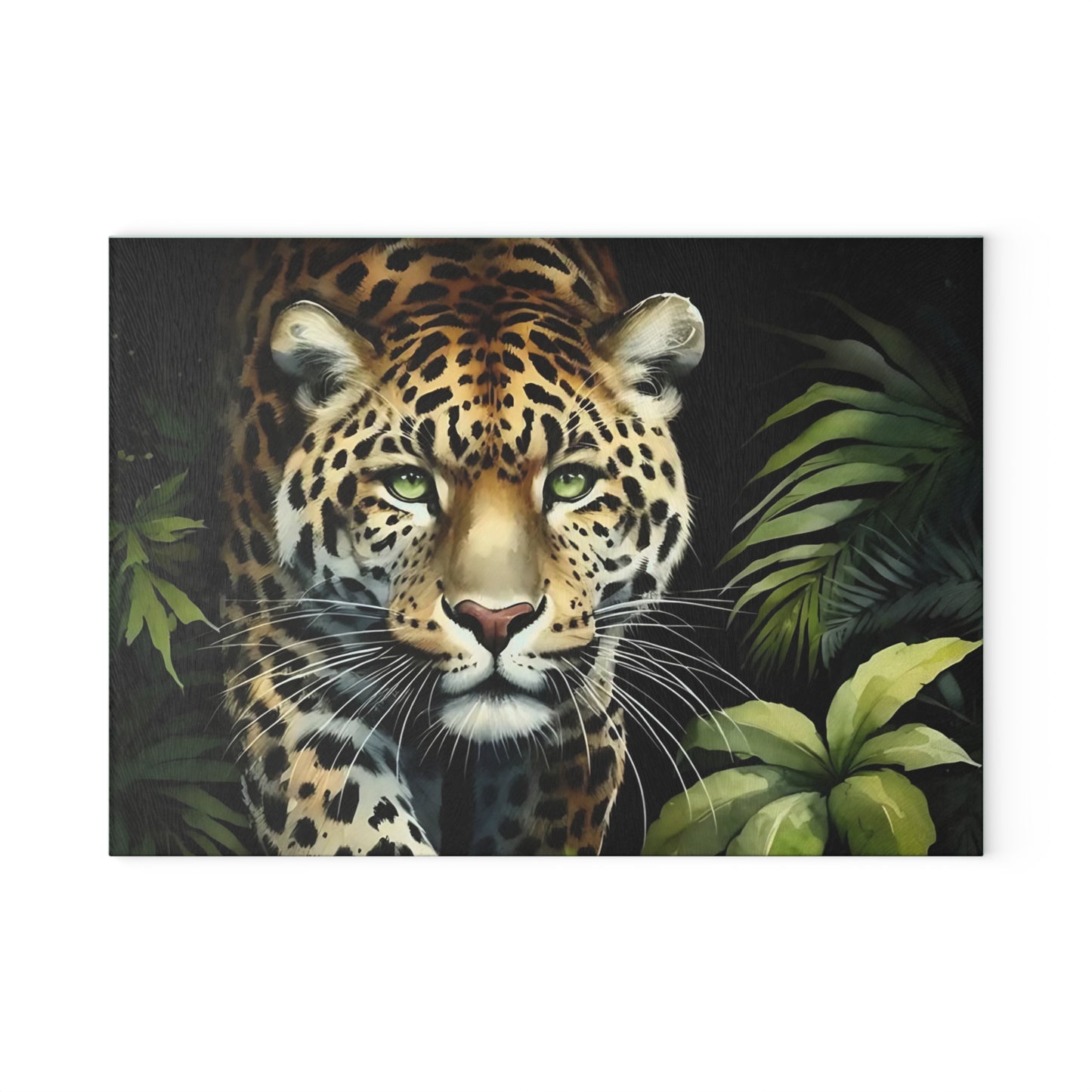 🐆 Jungle Leopard Cutting Board – Fierce Beauty Meets Wild Elegance