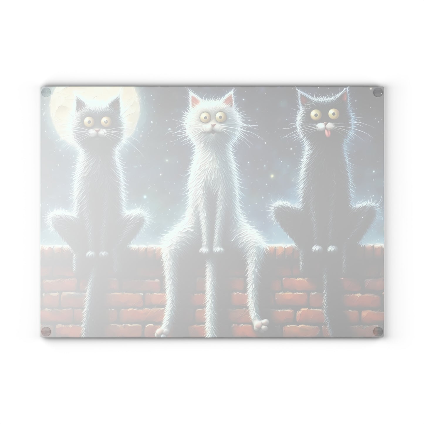 Tabla de cortar de vidrio templado para gatos - Para amantes de los gatos