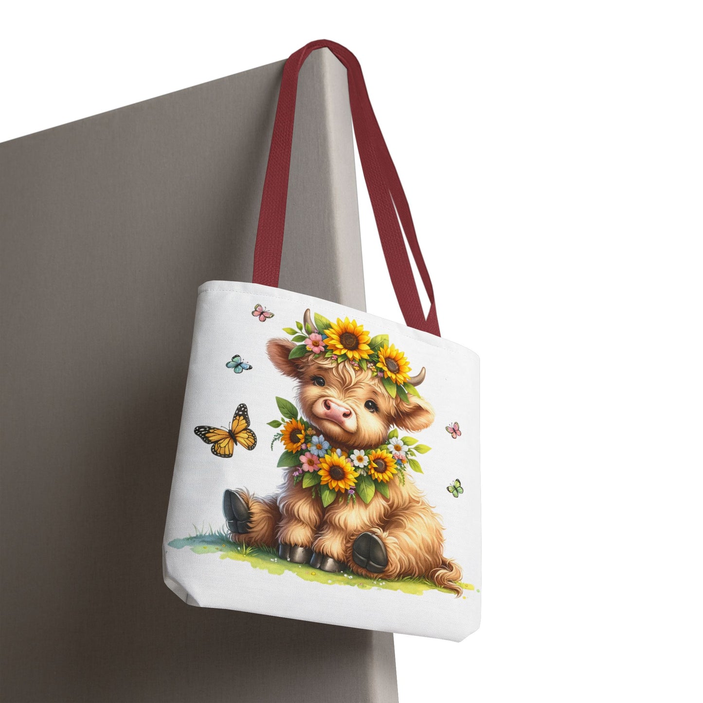 Bolsa de mano de vaca de las Tierras Altas, diseño de vaca bonito y elegante para amantes de los animales, perfecta para ir de compras, uso diario, regalo para entusiastas de las vacas y granjeros.