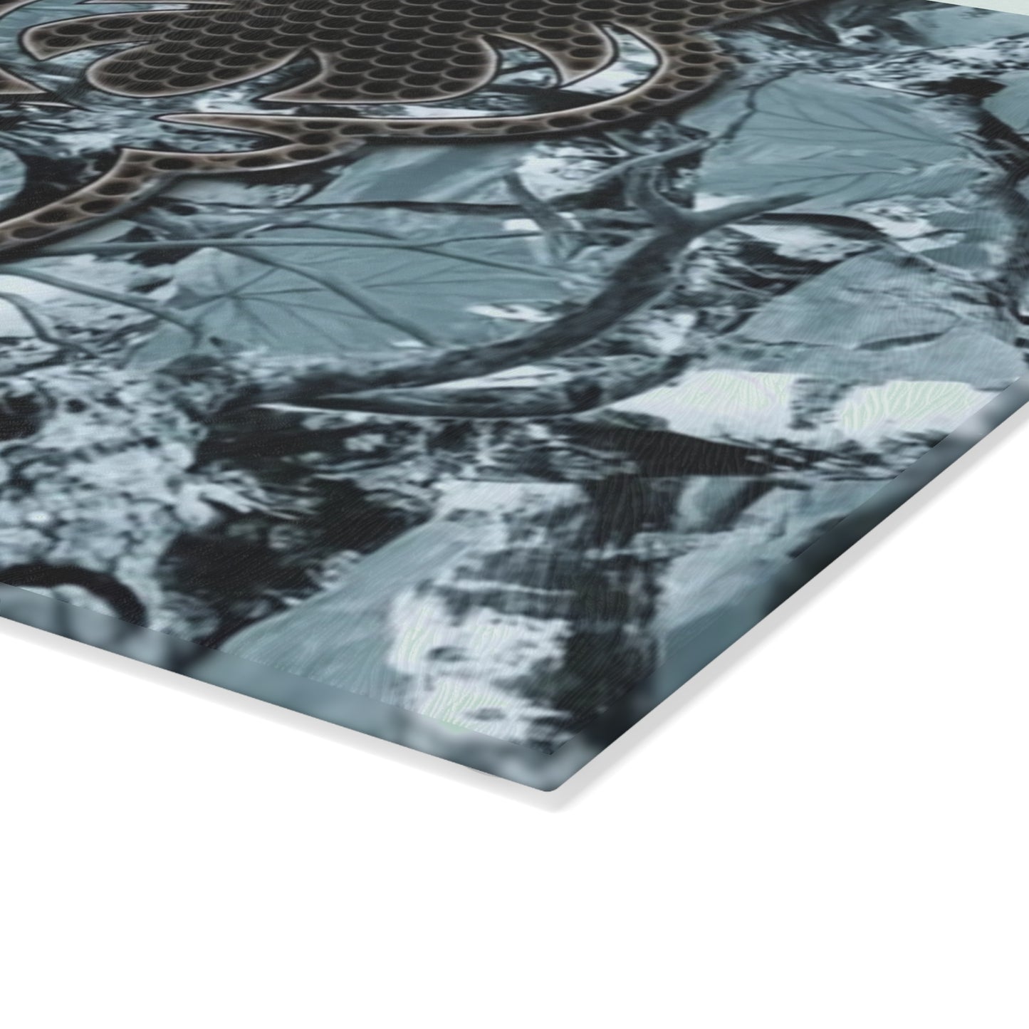 🦌 Blue Camo Deer Cutting Board – Rugged Style Meets Rustic Utility for the Modern Outdoorsman