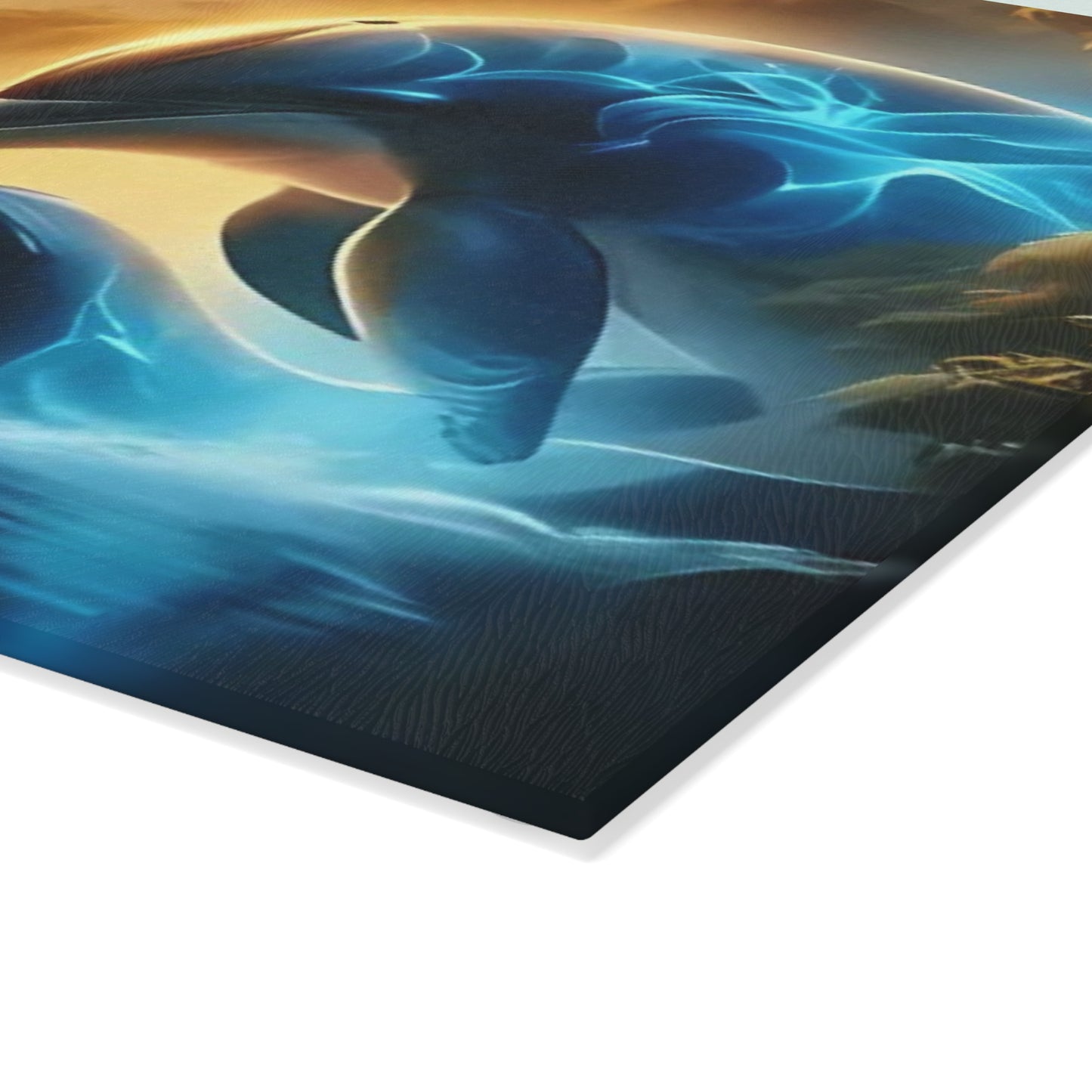 Tabla de cortar con diseño de delfines, decoración de cocina con delfines, cocina con temática oceánica, decoración de vida marina, regalo de vida marina, regalo para amantes de los delfines, tabla de charcutería