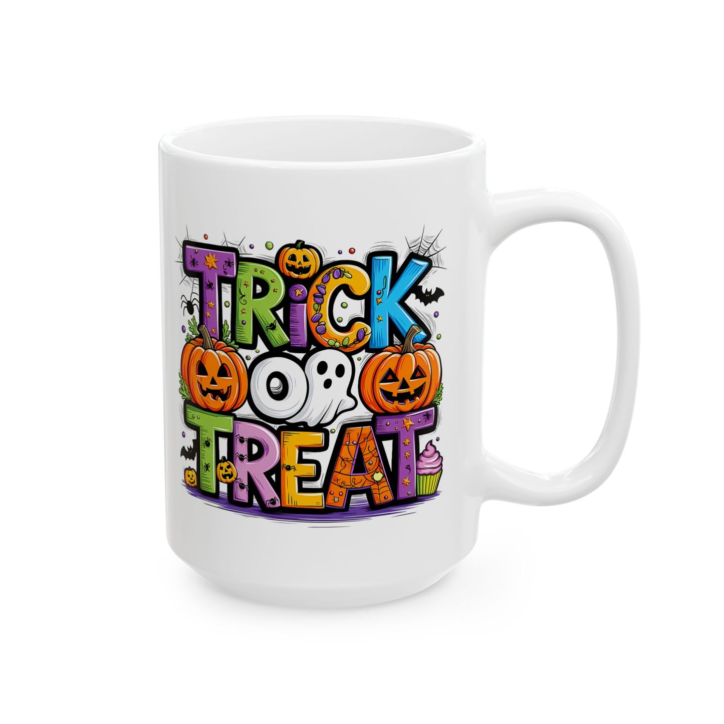 🎃 Trick or Treat Halloween Mug – Spooky Sips for Haunted Nights 👻