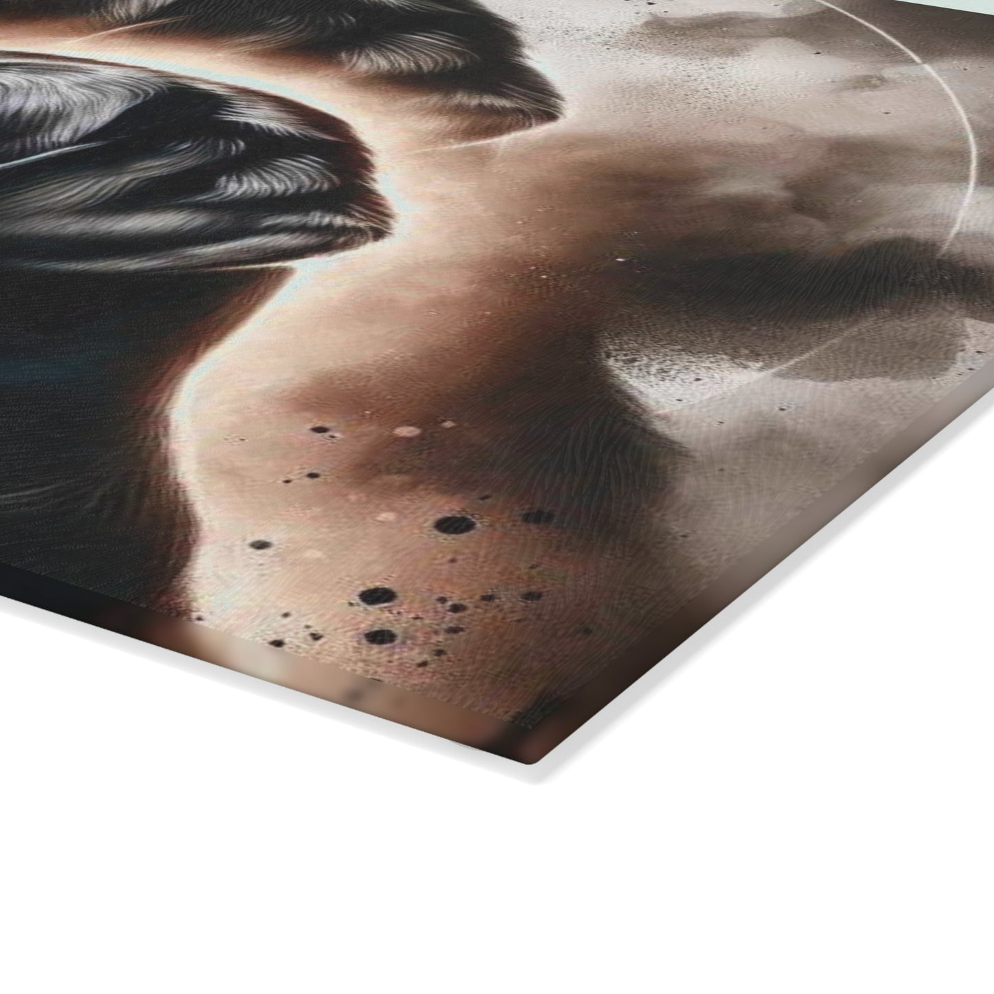 🌌 Cosmic Black Labs Cutting Board – Bold Canine Energy Meets Celestial Style 🐾✨