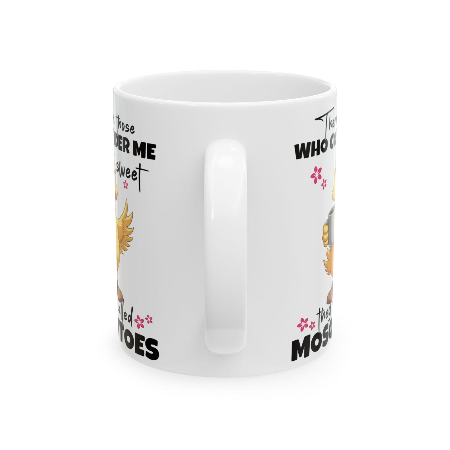 Taza de café con forma de pato “Considérame dulce”: ¡humor atrevido en cada sorbo!