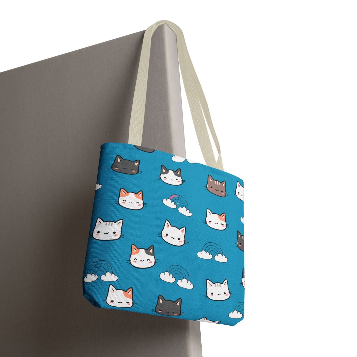 Bolsa de mano para gatos, regalo para amantes de los gatos, bolsa reutilizable, bolsa para mamá gata, ecológica, bolsa con estampado animal, diseño de gatito lindo, amante de las mascotas