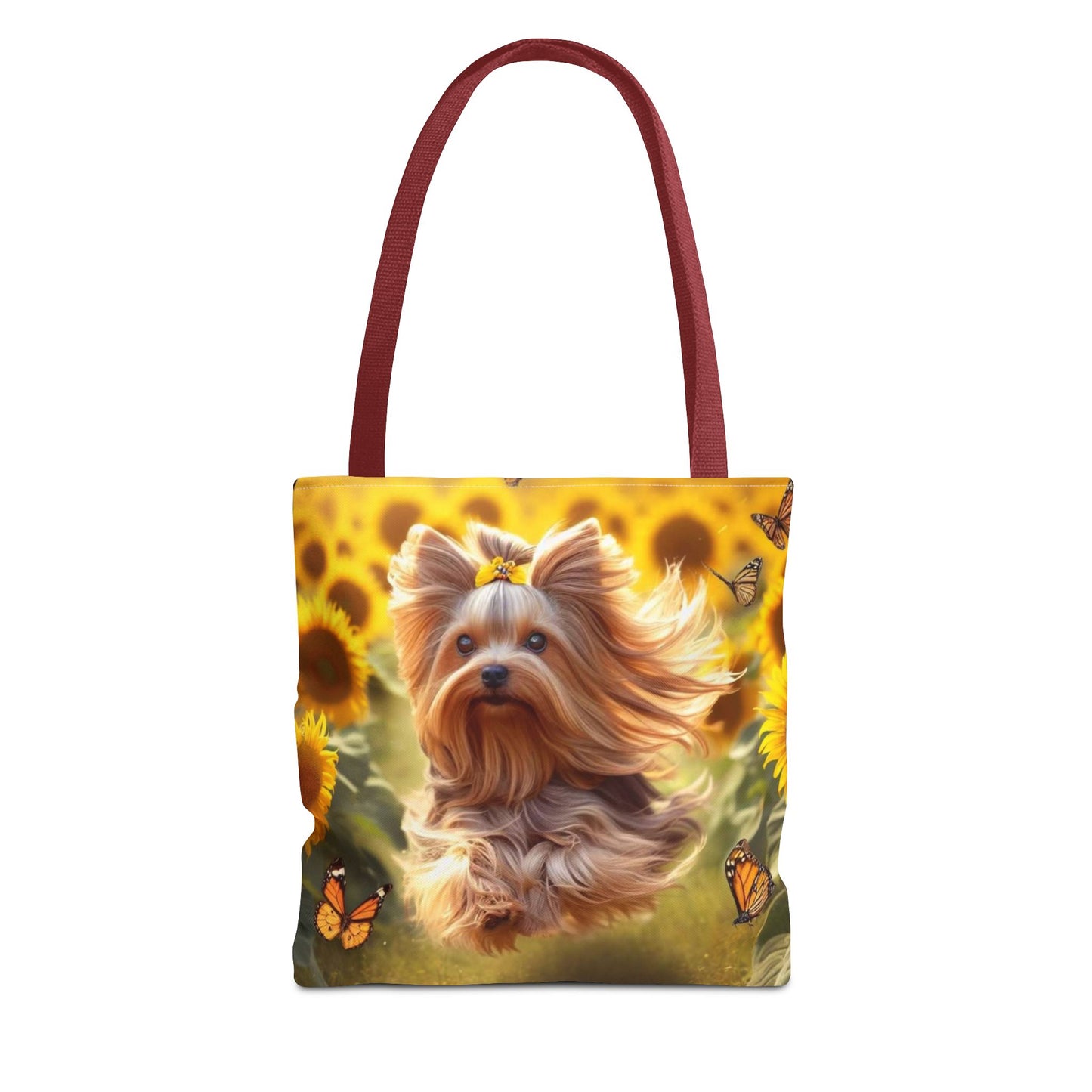 Adorable bolso de mano Yorkie: ¡perfecto para los amantes de los perros en movimiento!