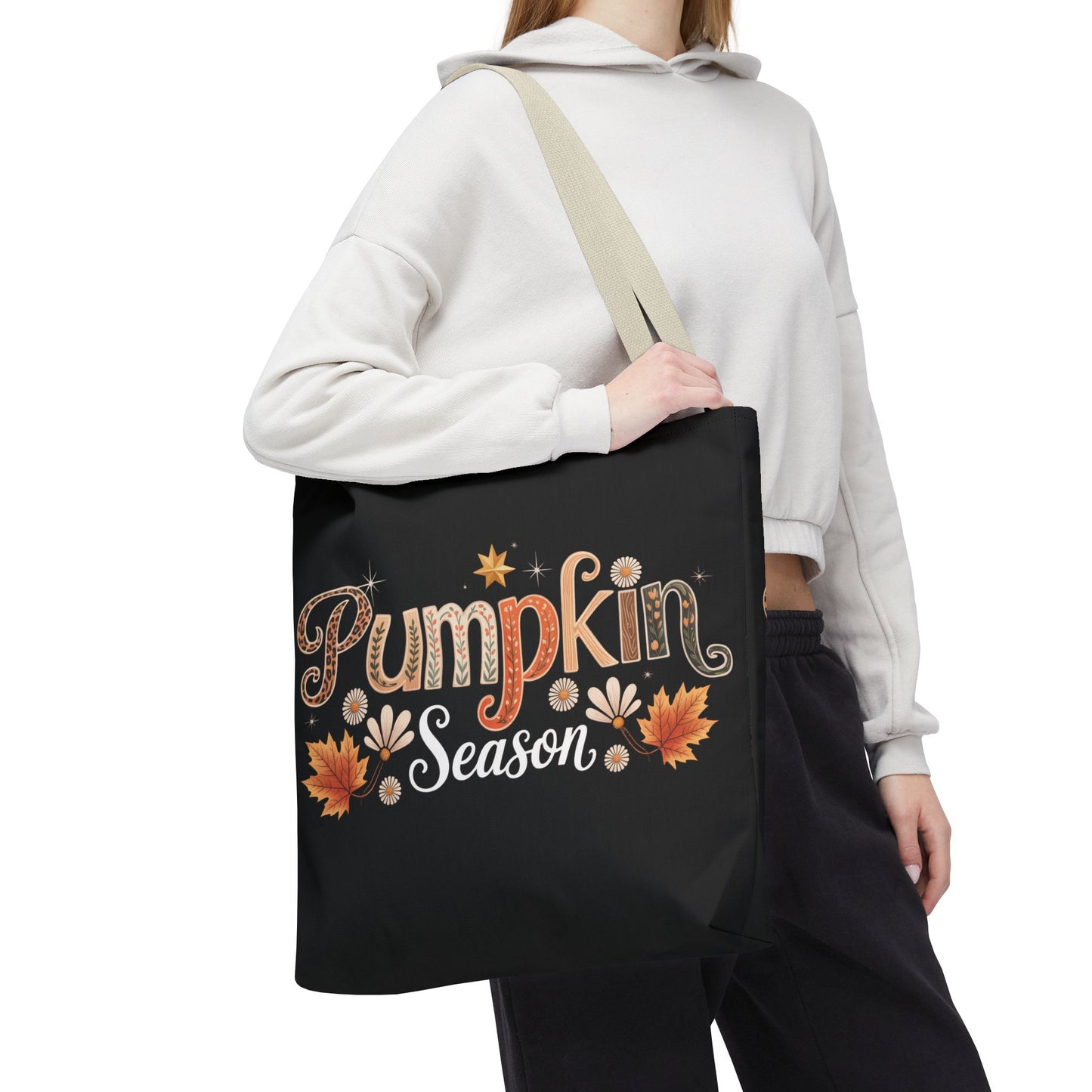 ๐ Pumpkin Season Tote Bag โ Autumn Vibes You Can Carry ๐๐