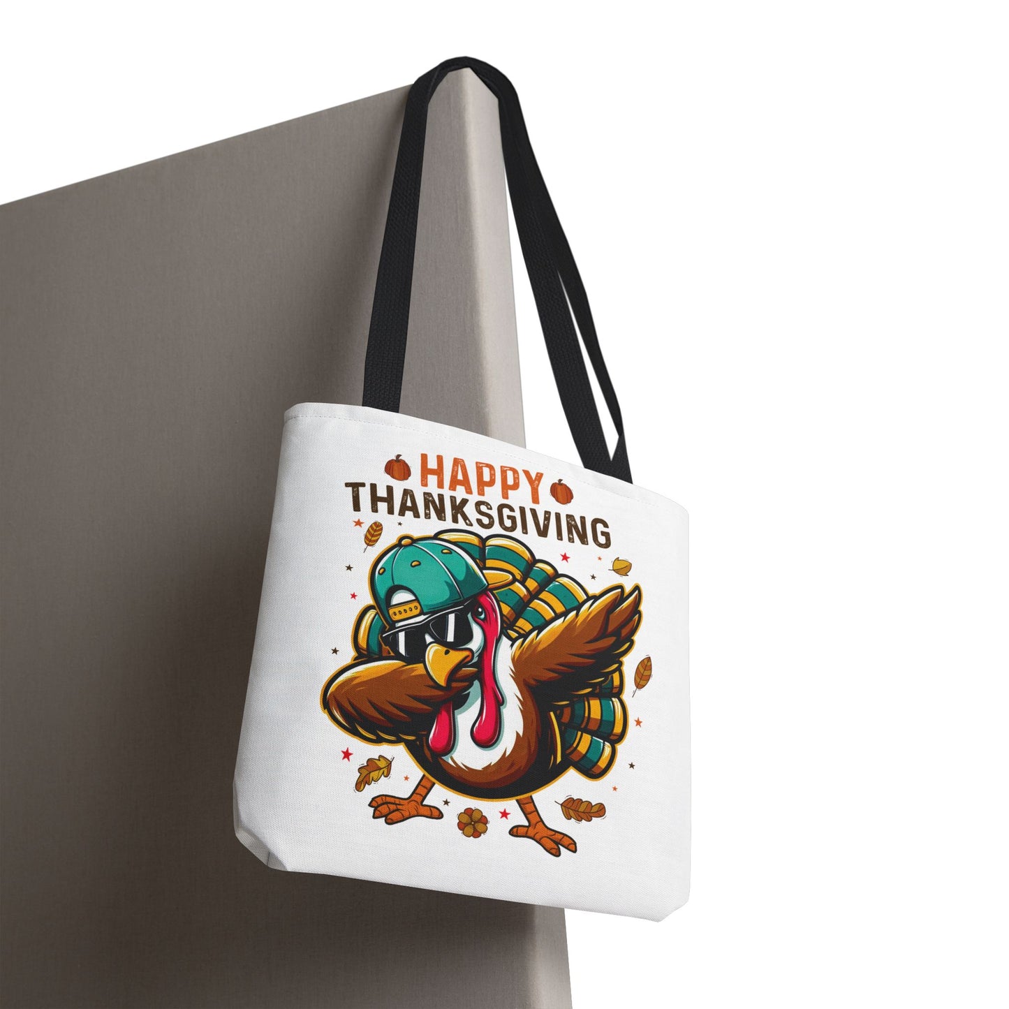 🦃 Dabbing Turkey Tote Bag – Thanksgiving Swagger with Holiday Humor