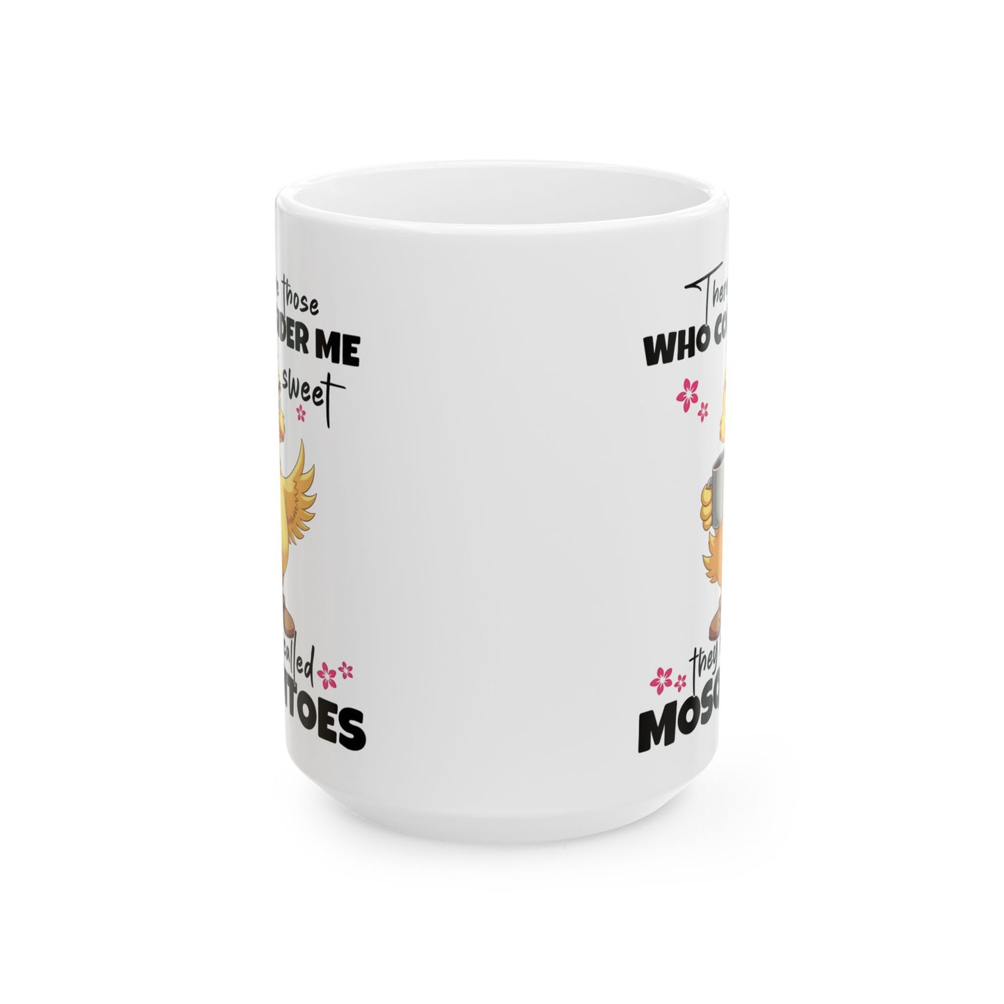 Taza de café con forma de pato “Considérame dulce”: ¡humor atrevido en cada sorbo!
