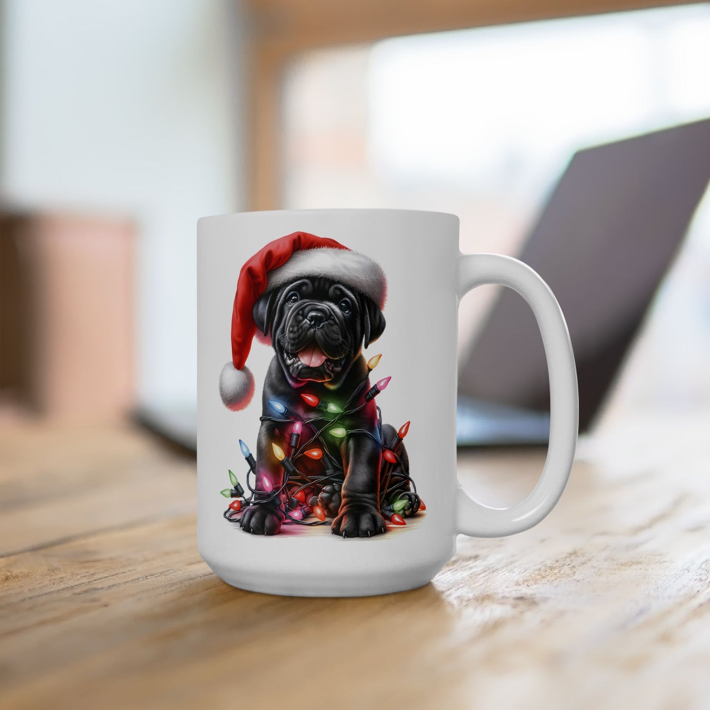 🎄 Cane Corso Christmas Mug – Big Pup, Big Holiday Spirit 🎅