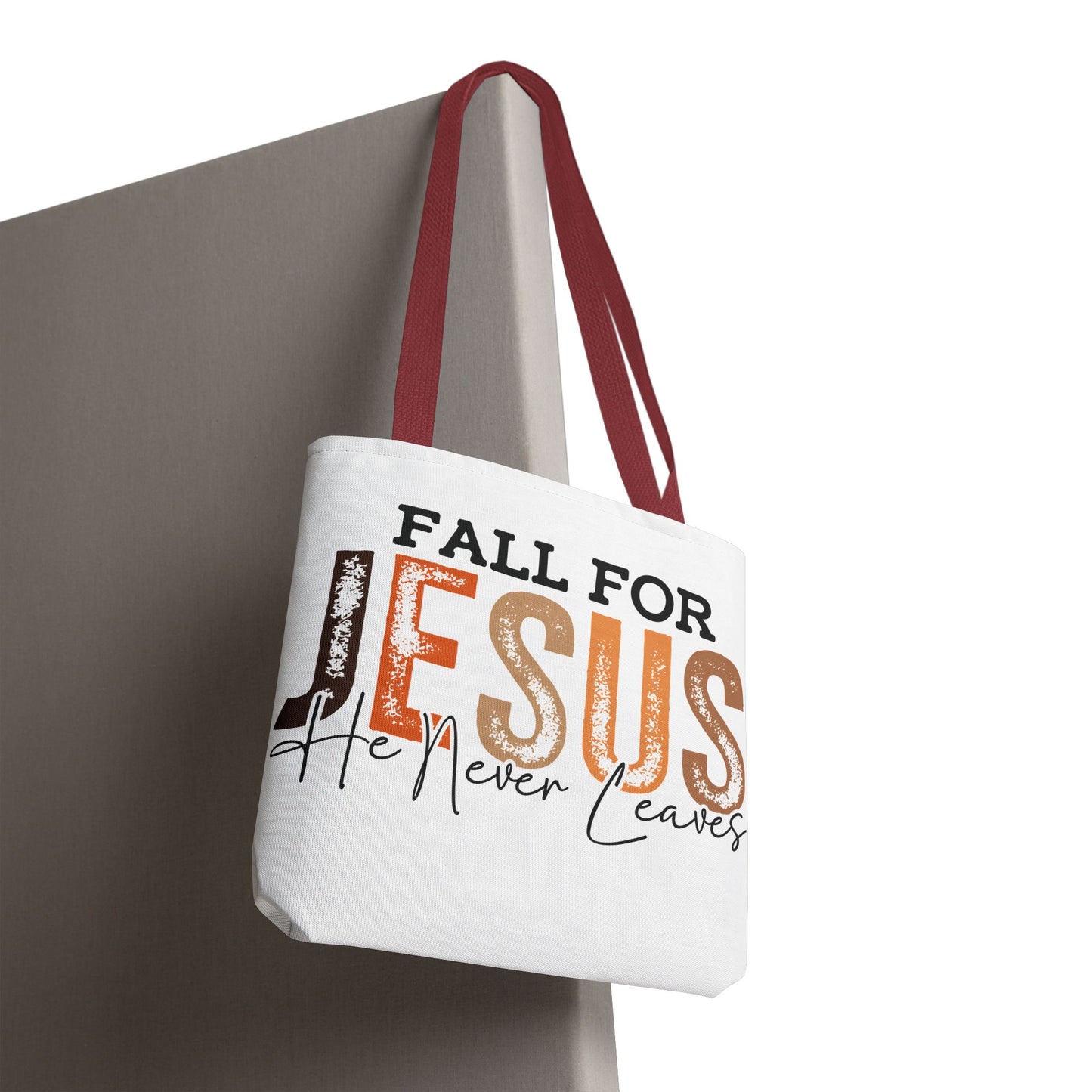 🙏 Fall for Jesus Tote Bag – Faith, Style & Autumn Charm 🍂👜