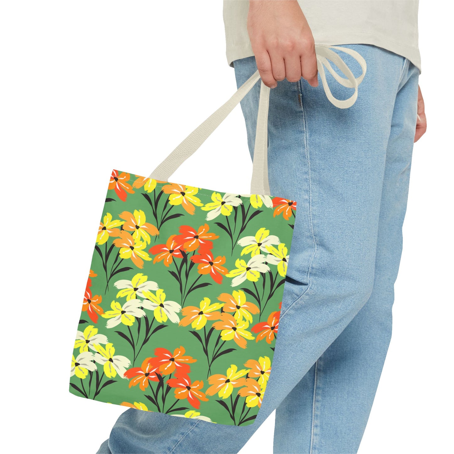 🌸 Elegante bolso tote floral: un accesorio chic y versátil para el día a día 🌿