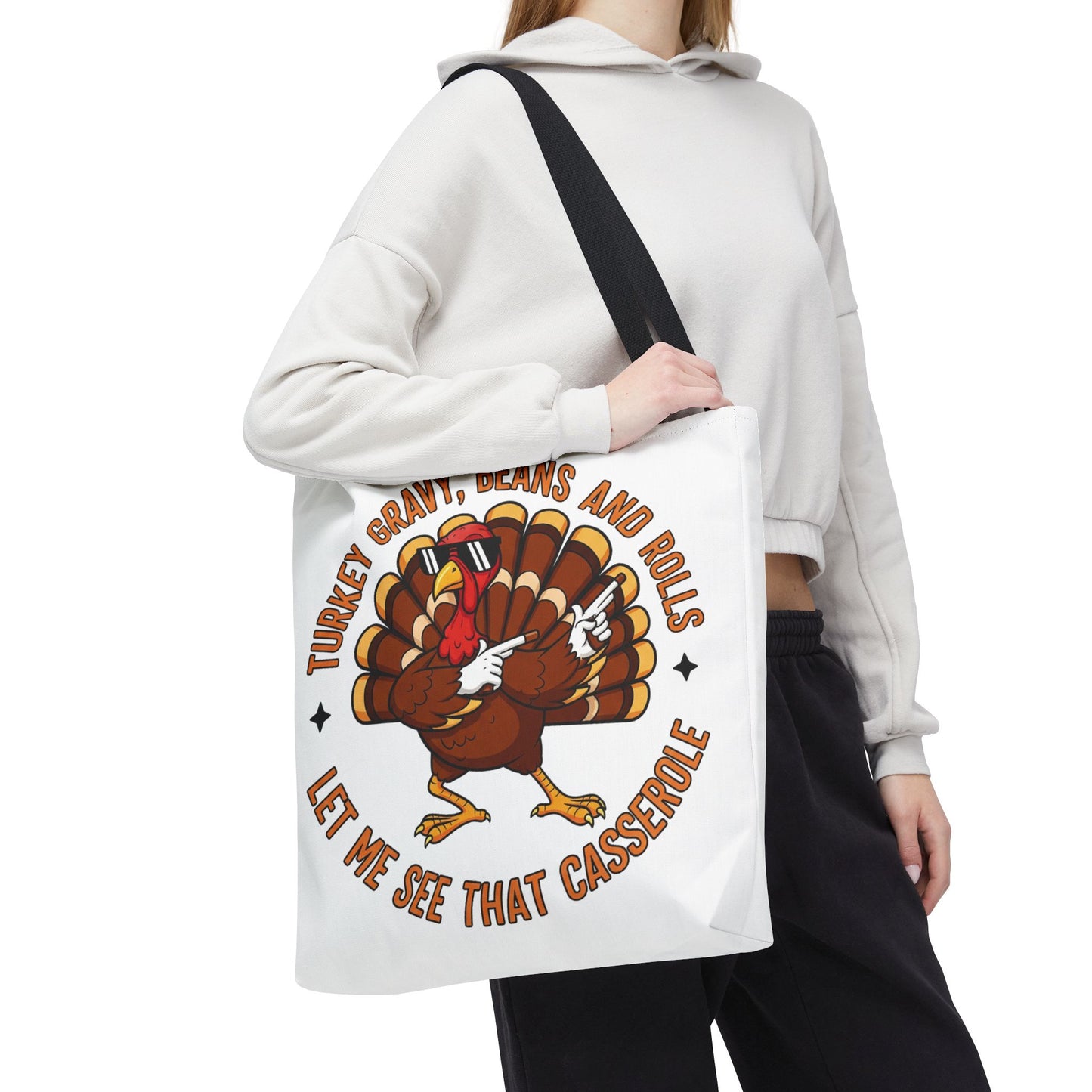 🦃 Thanksgiving Turkey Tote Bag – Let Me See That Casserole Style 🍠🎶