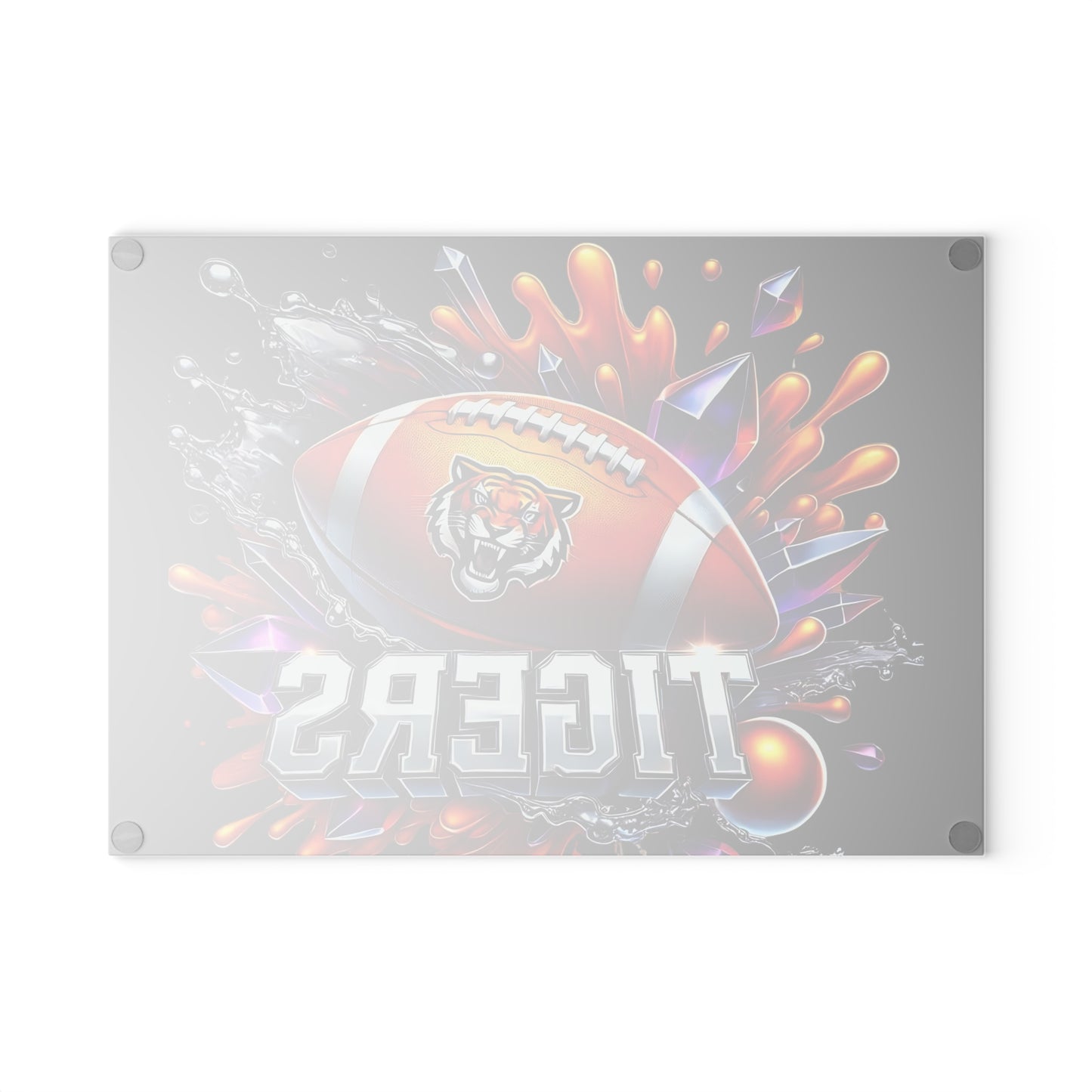 🐯 Fierce Jungle Cat Splash Cutting Board – Bold Wild Energy for Your Kitchen 💥