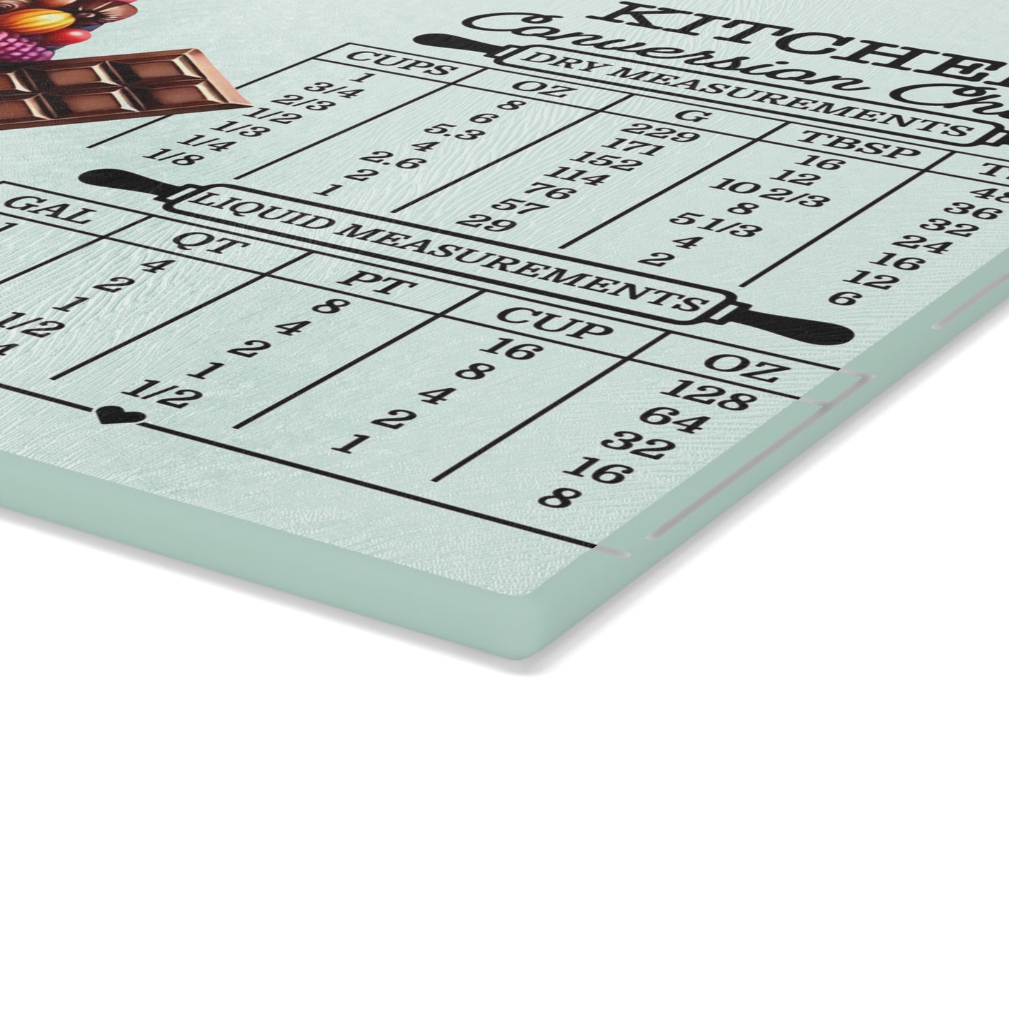 🍫🎨 Candy Gnome Kitchen Conversion Cutting Board – Sweet Treats & Whimsical Charm for Your Kitchen 🍬🧑🍳
