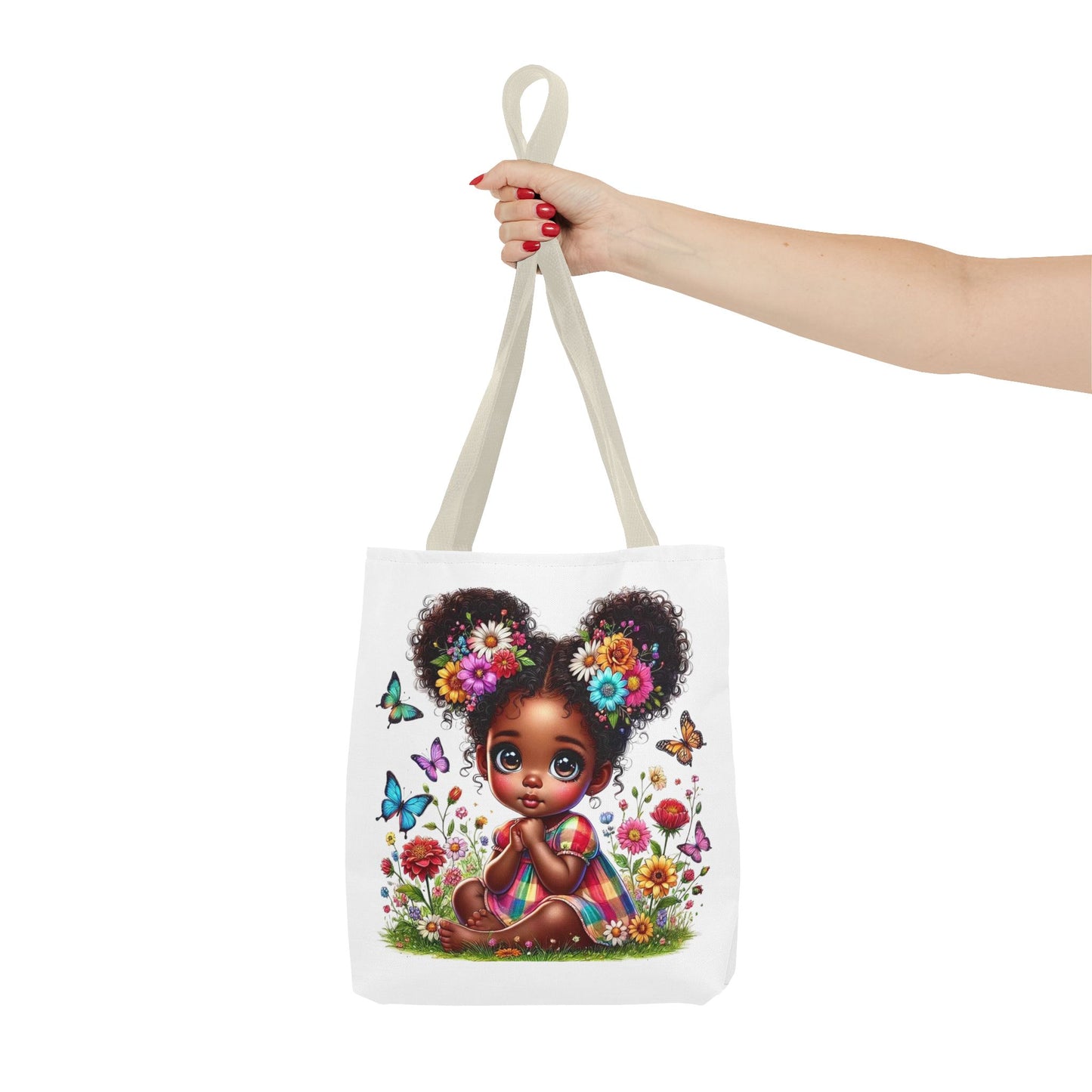 🌸 Niña de las Flores – Bolso de mano adorable y colorido para todas las edades 🌼
