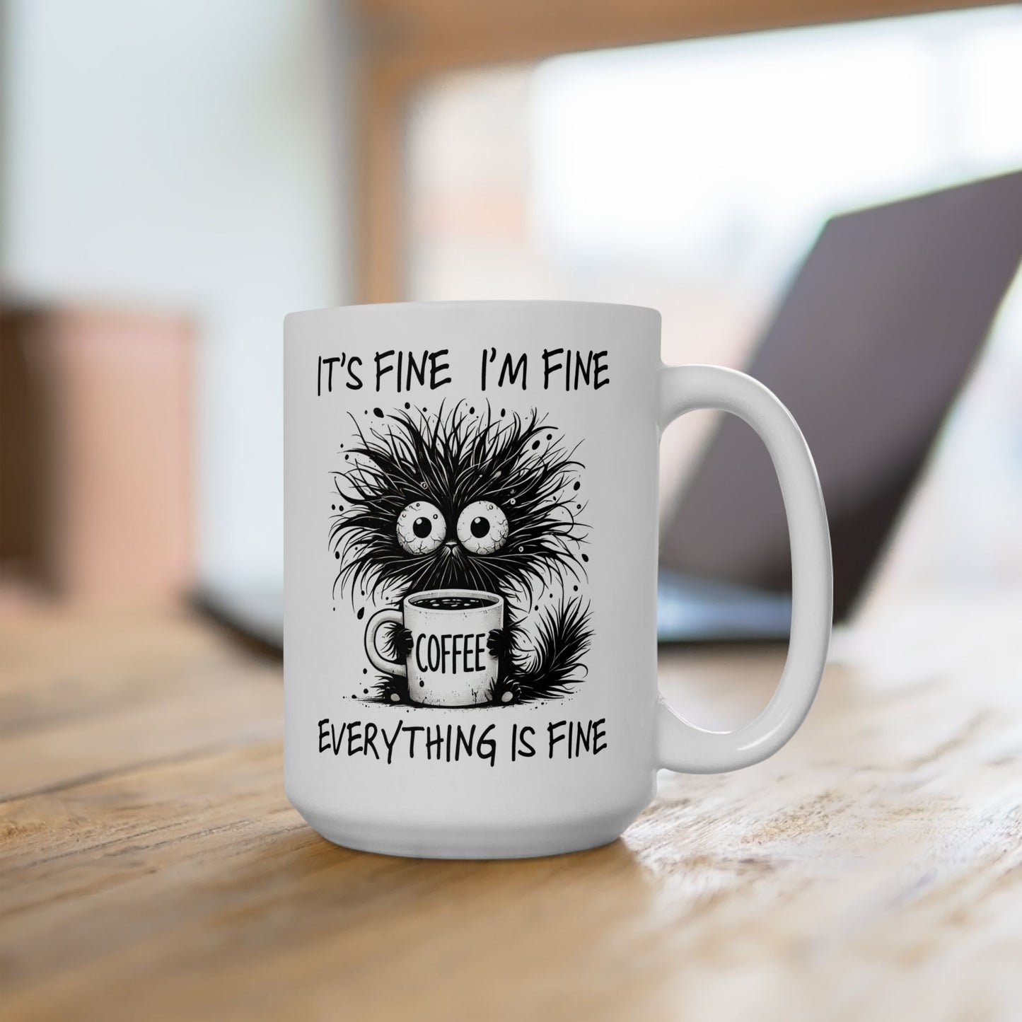 ☕ "Está bien" – Taza divertida para amantes del café y del humor