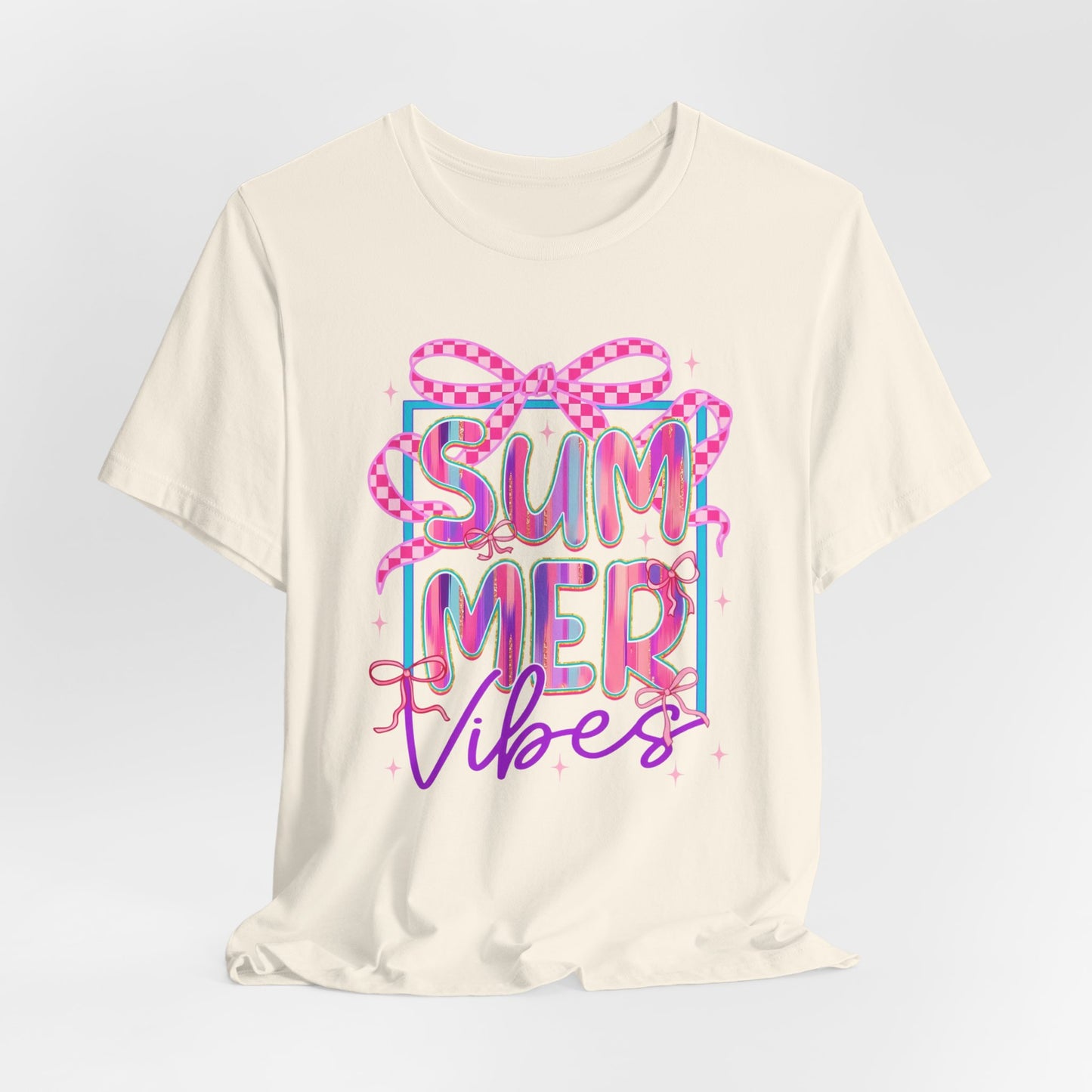 ☀️ Camiseta Summer Vibes: una camiseta gráfica bonita y cómoda para días de playa, barbacoas y vacaciones.