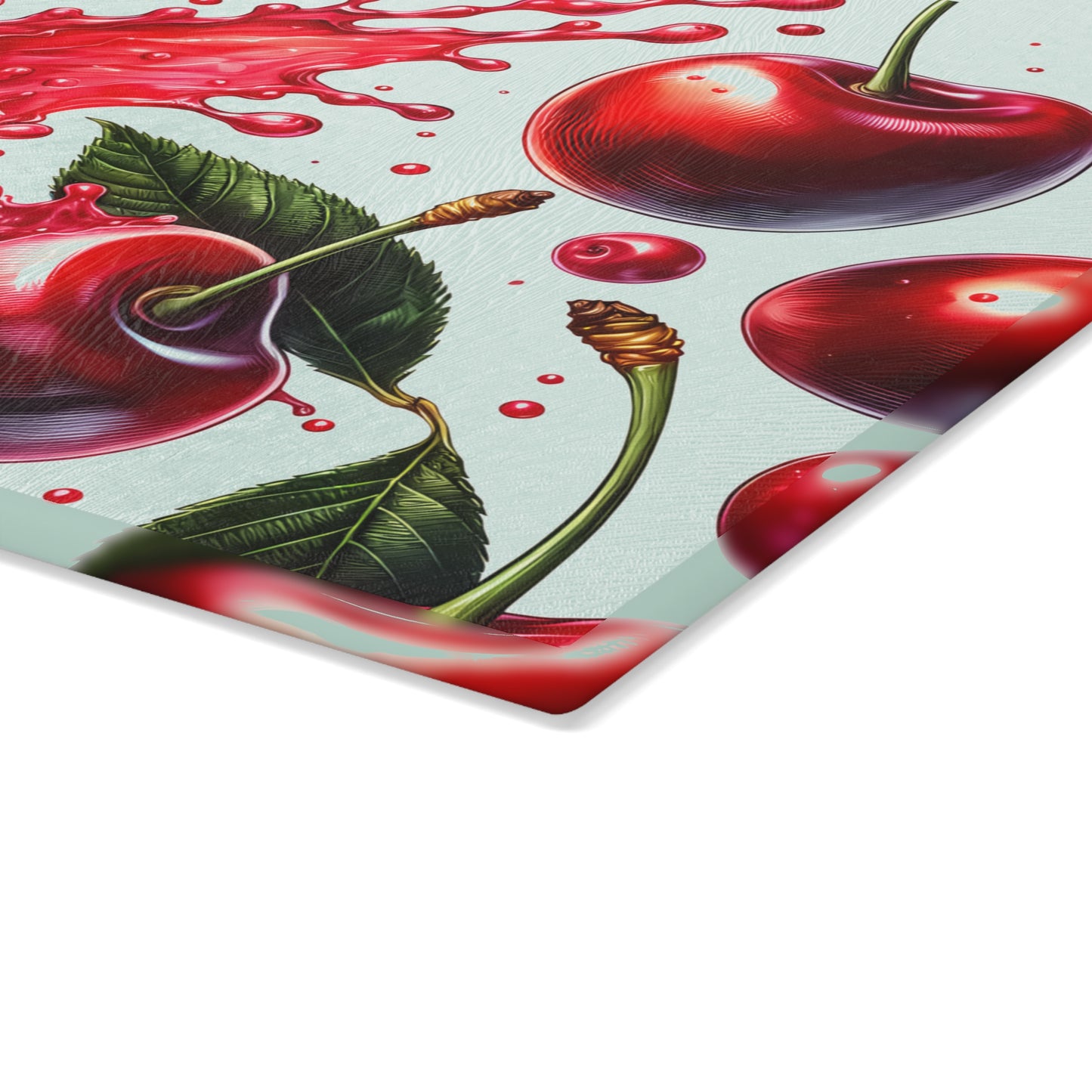 🍒 Cherry Splash Cutting Board – Bold, Juicy Style for the Modern Kitchen