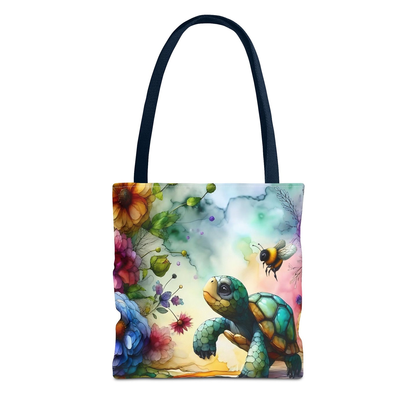 Bolsa de mano - Diseño de tortugas coloridas