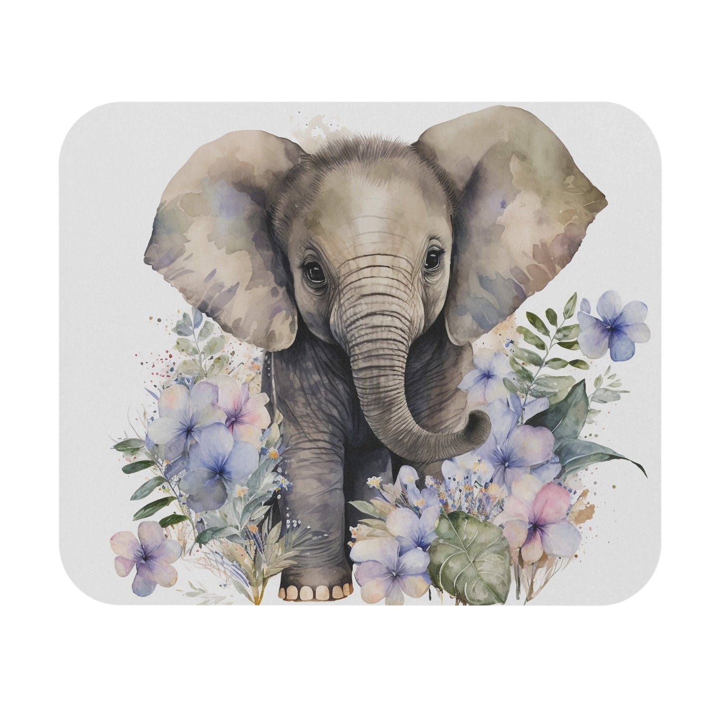 Alfombrilla de ratón con diseño de elefante majestuoso: accesorio de escritorio duradero y elegante