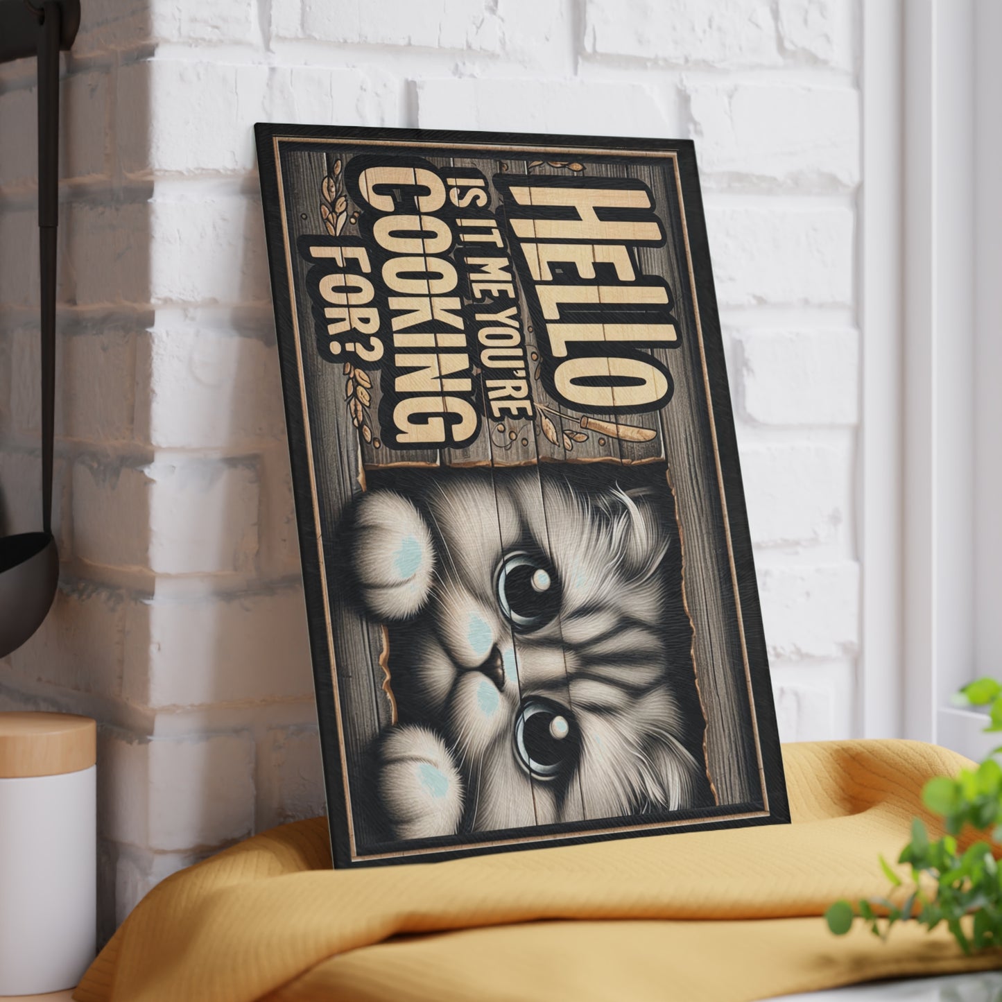 Hello, Is It Me You’re Cooking For? Cat Cutting Board