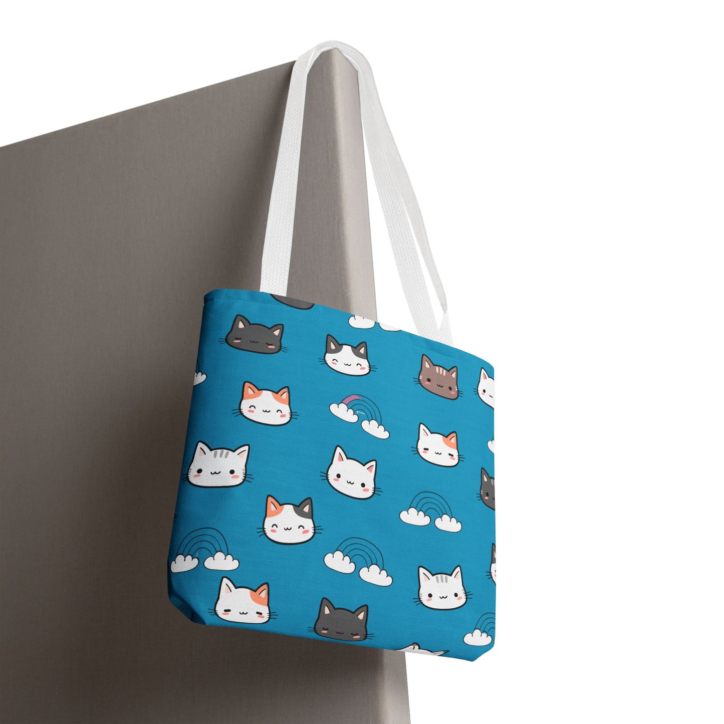 Bolsa de mano para gatos, regalo para amantes de los gatos, bolsa reutilizable, bolsa para mamá gata, ecológica, bolsa con estampado animal, diseño de gatito lindo, amante de las mascotas
