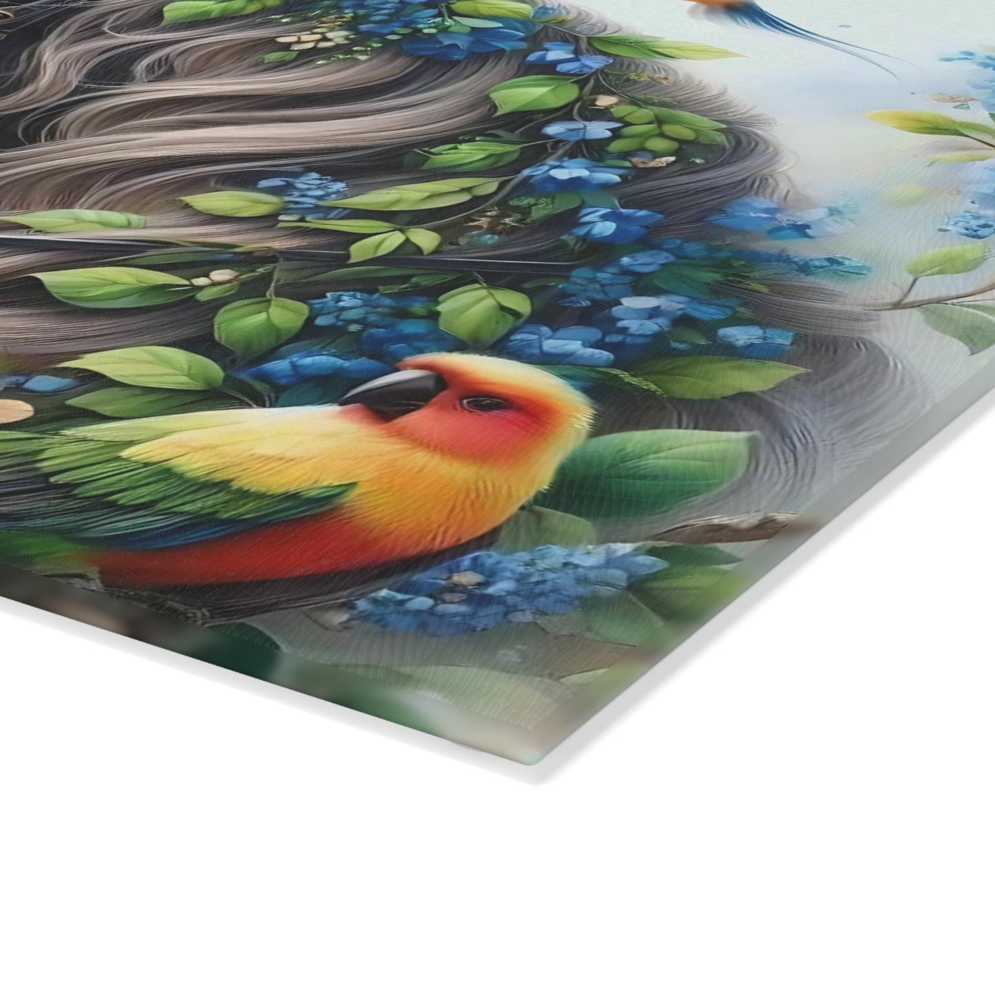 Hermosa tabla de cortar marrón, tabla de cortar de vidrio templado, tabla de charcutería, tabla de cortar, regalo de inauguración de la casa, tabla de cortar personalizada