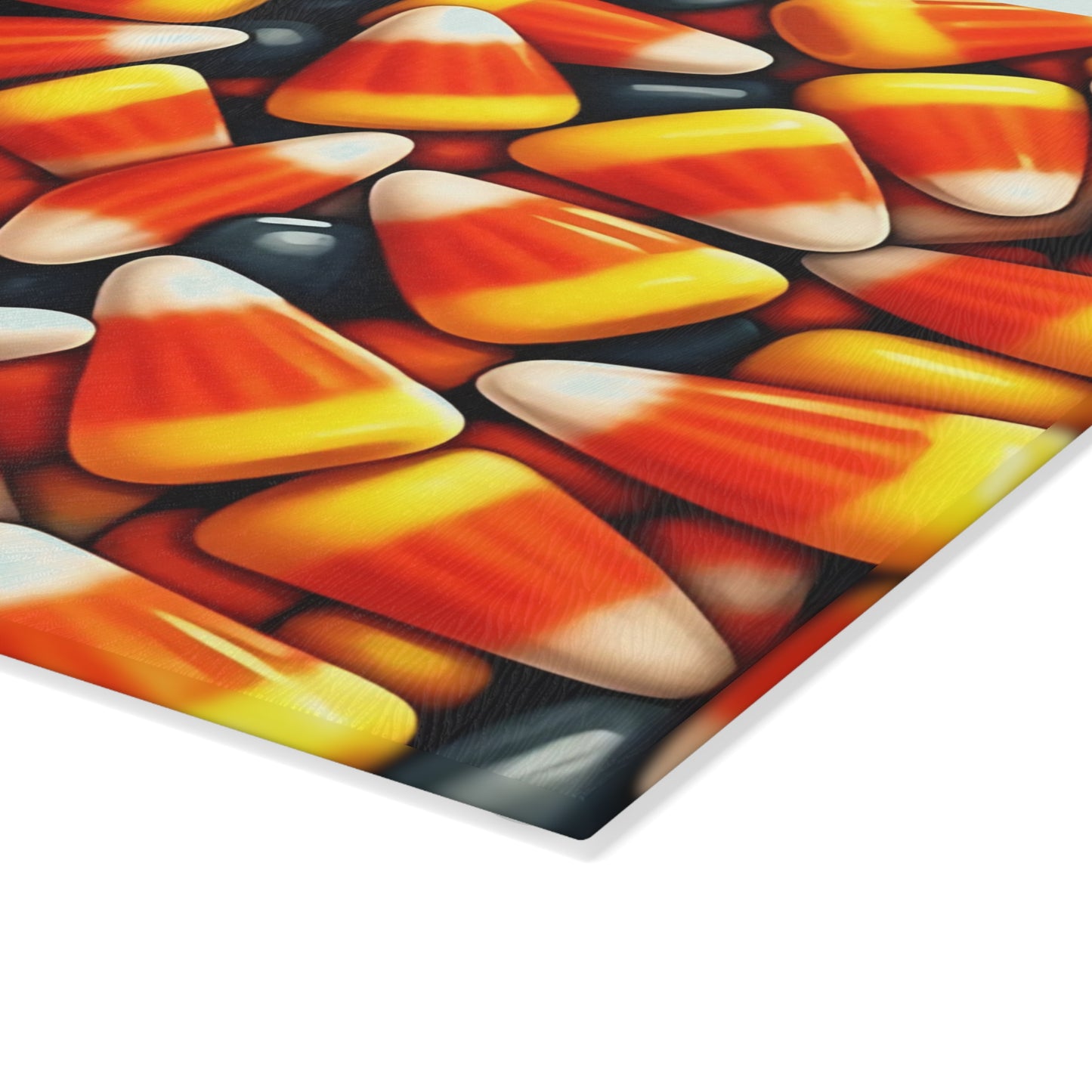 🎃🍬 Candy Corn Chaos Cutting Board – Sweet Halloween Fun for Your Kitchen 🕸️👻