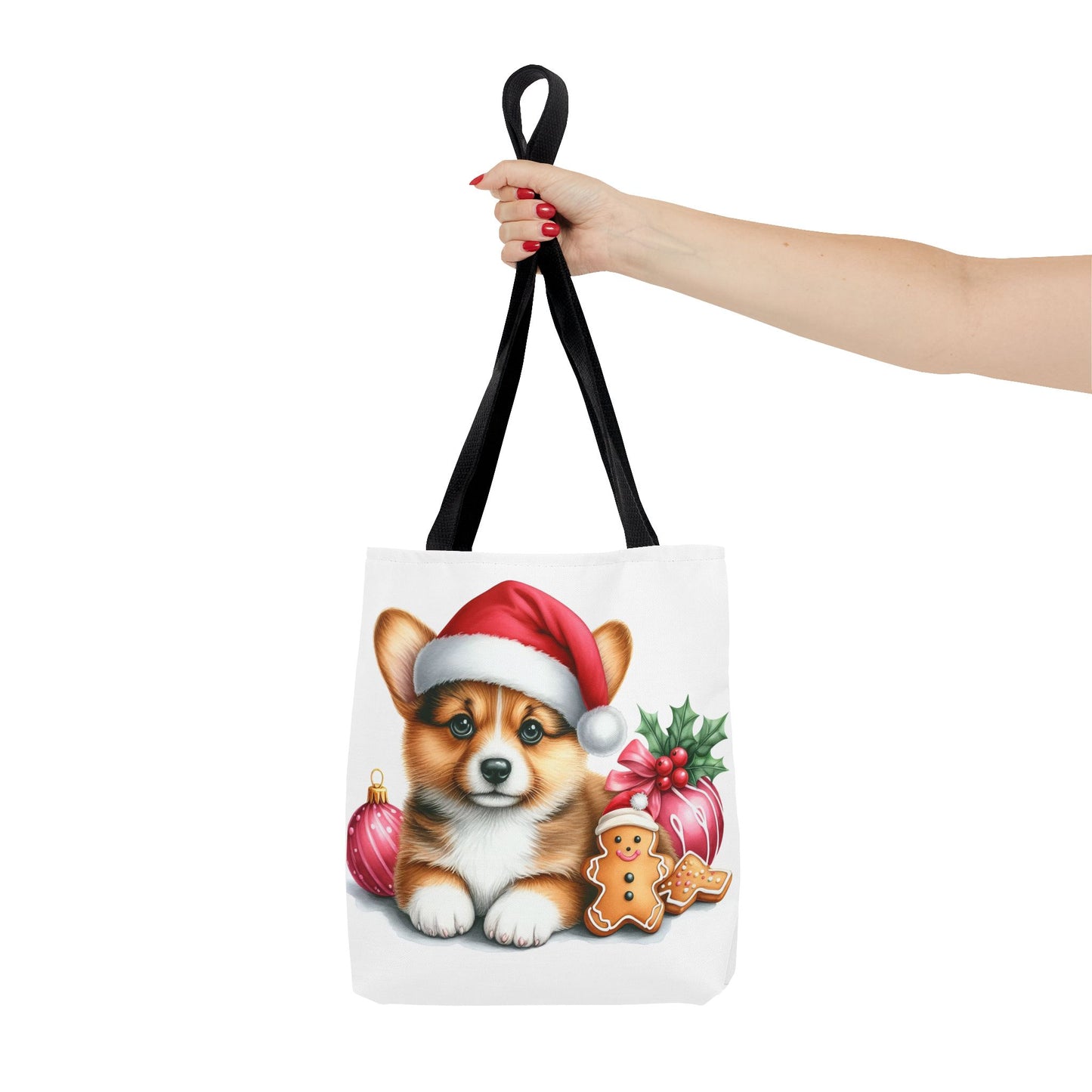 🎄 Corgi Christmas Cookie Tote – Sweet Holiday Charm for Dog Lovers 🐾