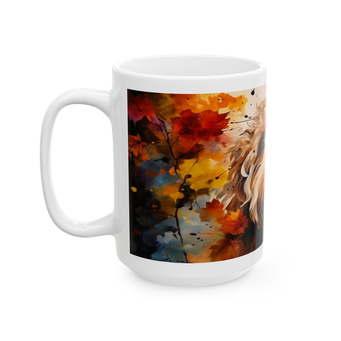 Taza de Labradoodle: ¡Un toque colorido de alegría y amor!