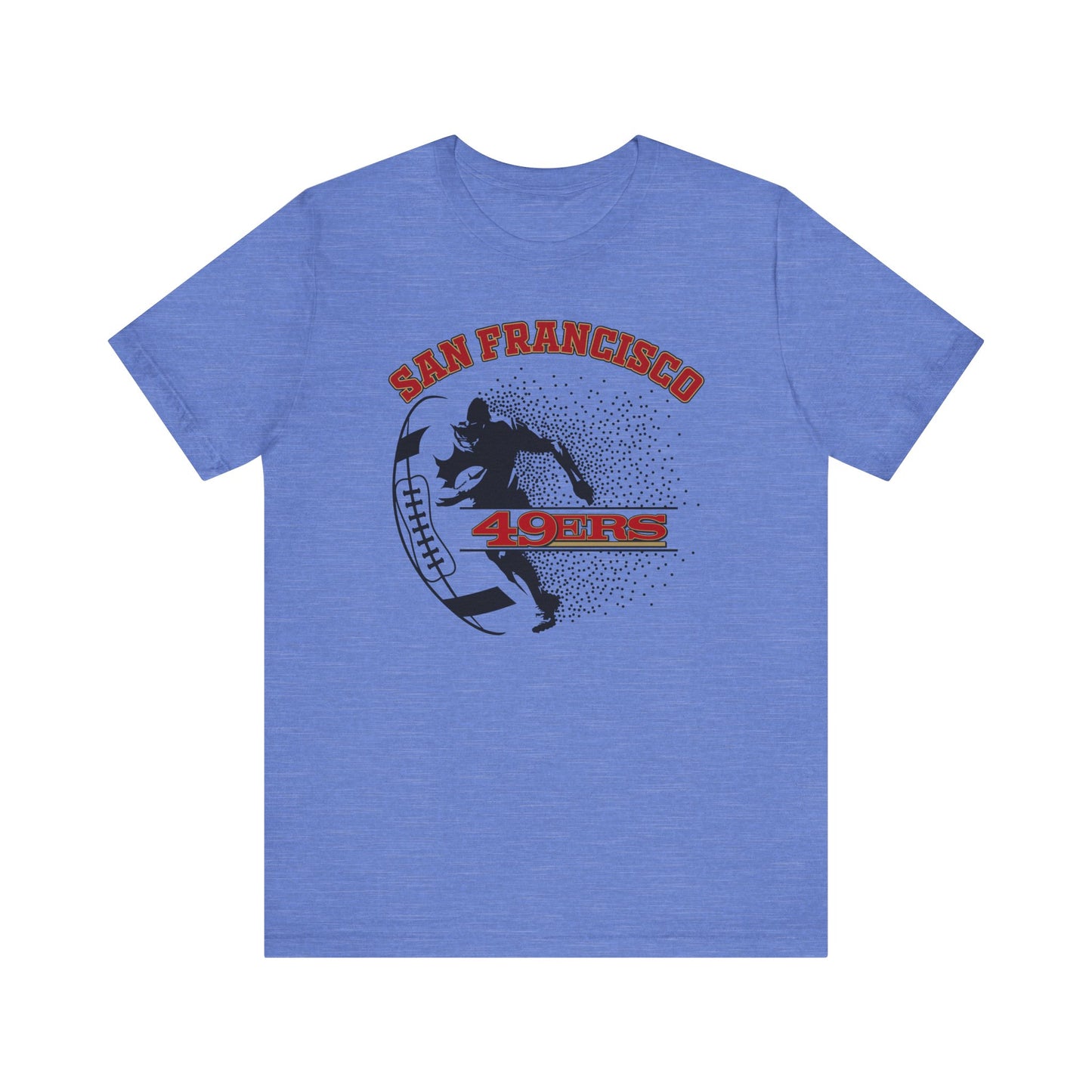 ๐ฅ Bold Red & Black Jersey Graphic Tee โ Vintage Vibes for Every Fan ๐ฏ