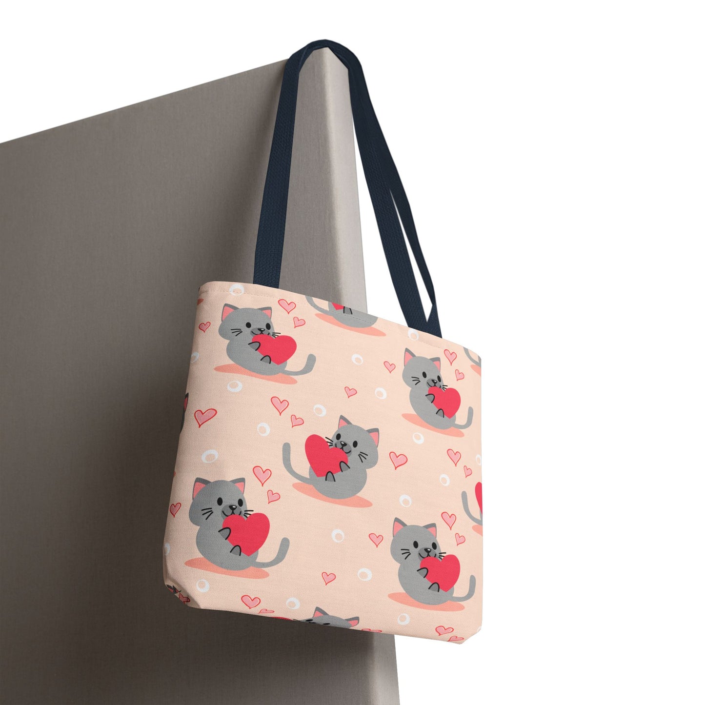 Encantador bolso de mano para amantes de los gatos: duradero, espacioso y perfecto para ir de compras, trabajar o las aventuras cotidianas.
