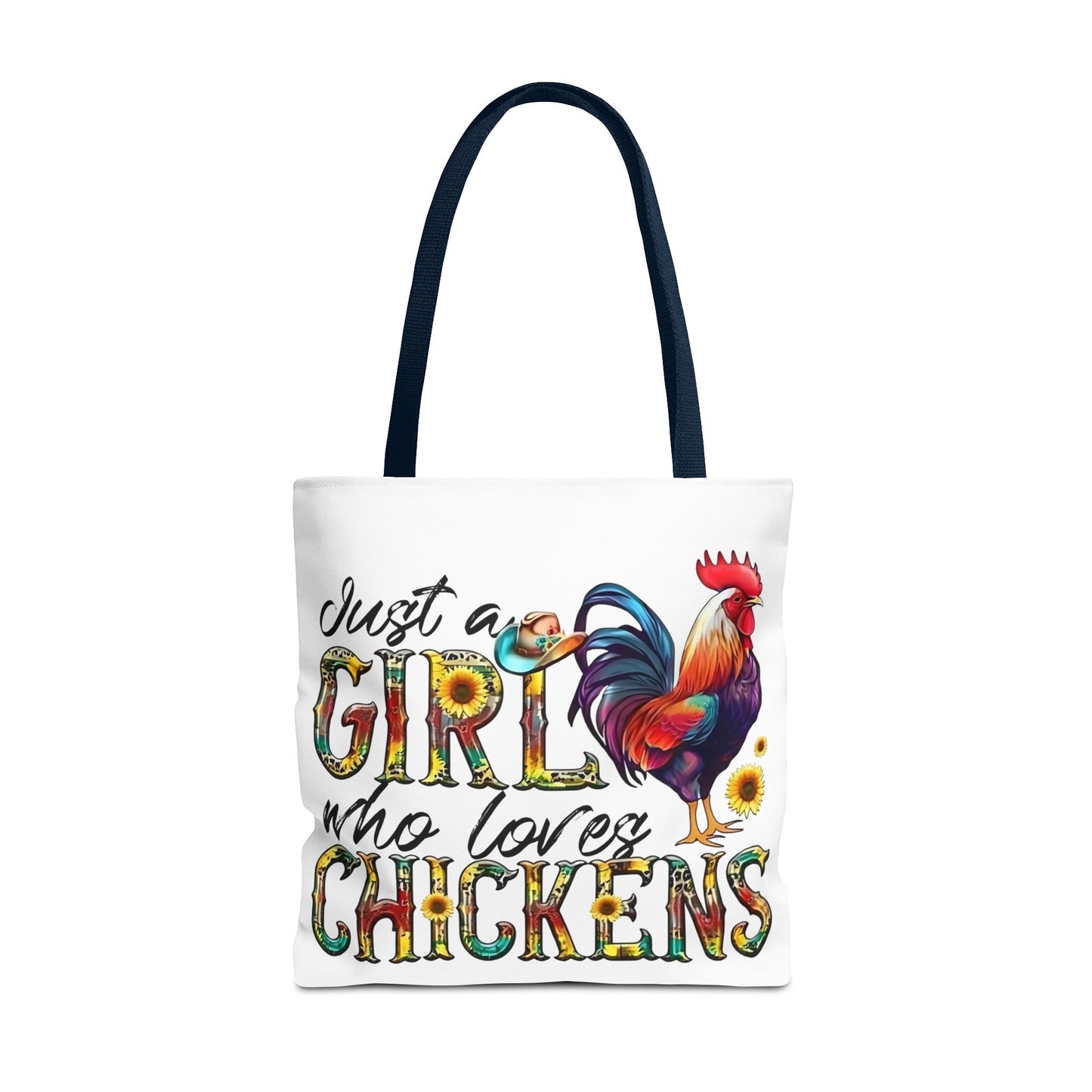 🐔 Solo una chica que ama las gallinas: Bolsa de tela estilo granja para amantes de las gallinas